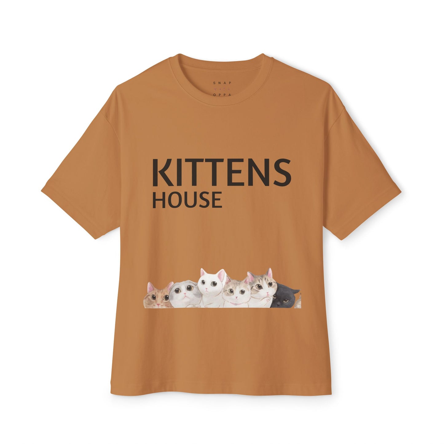 KITTEN HOUSE OVERSIZE BOXY TEE