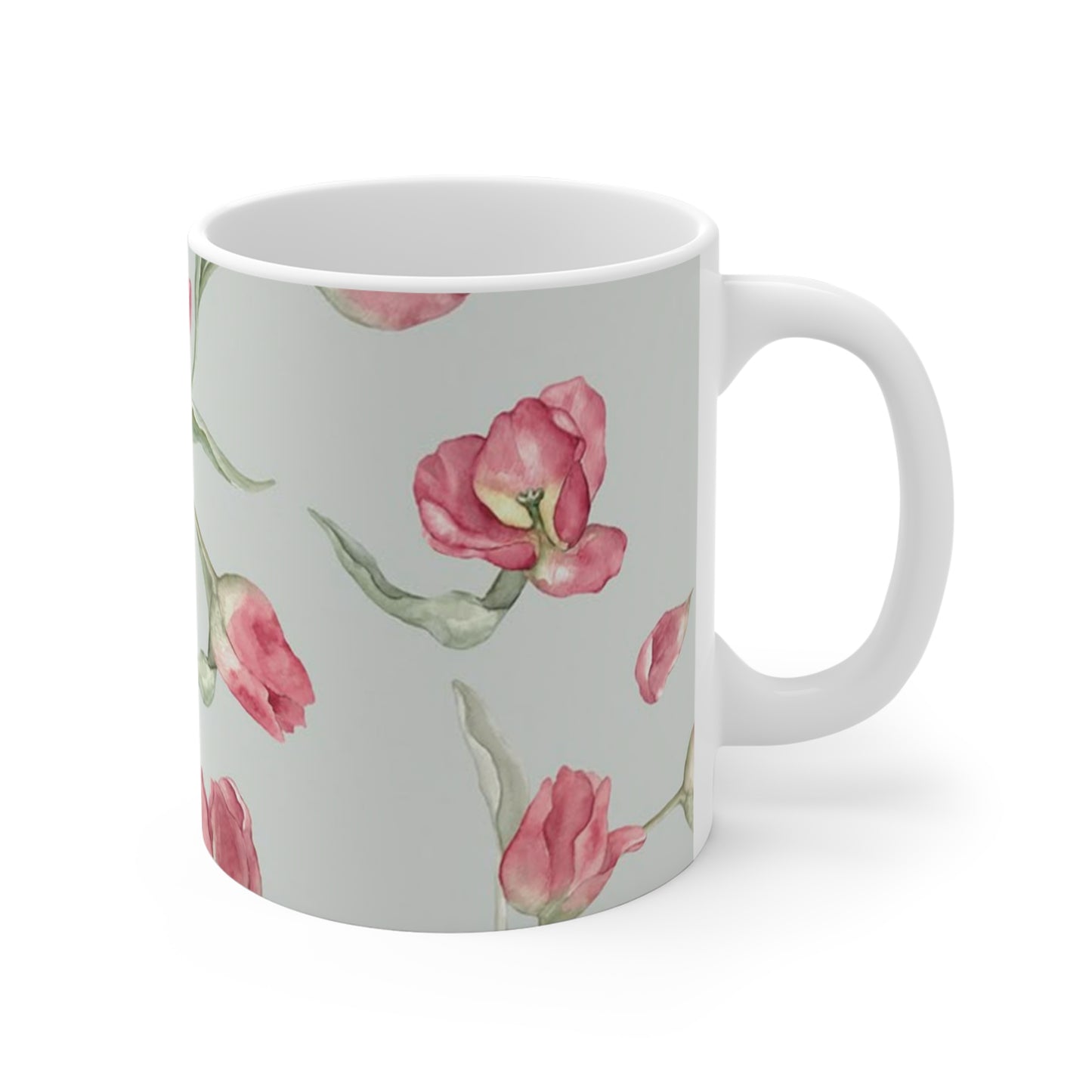 PINK TULIP COFFEE MUG