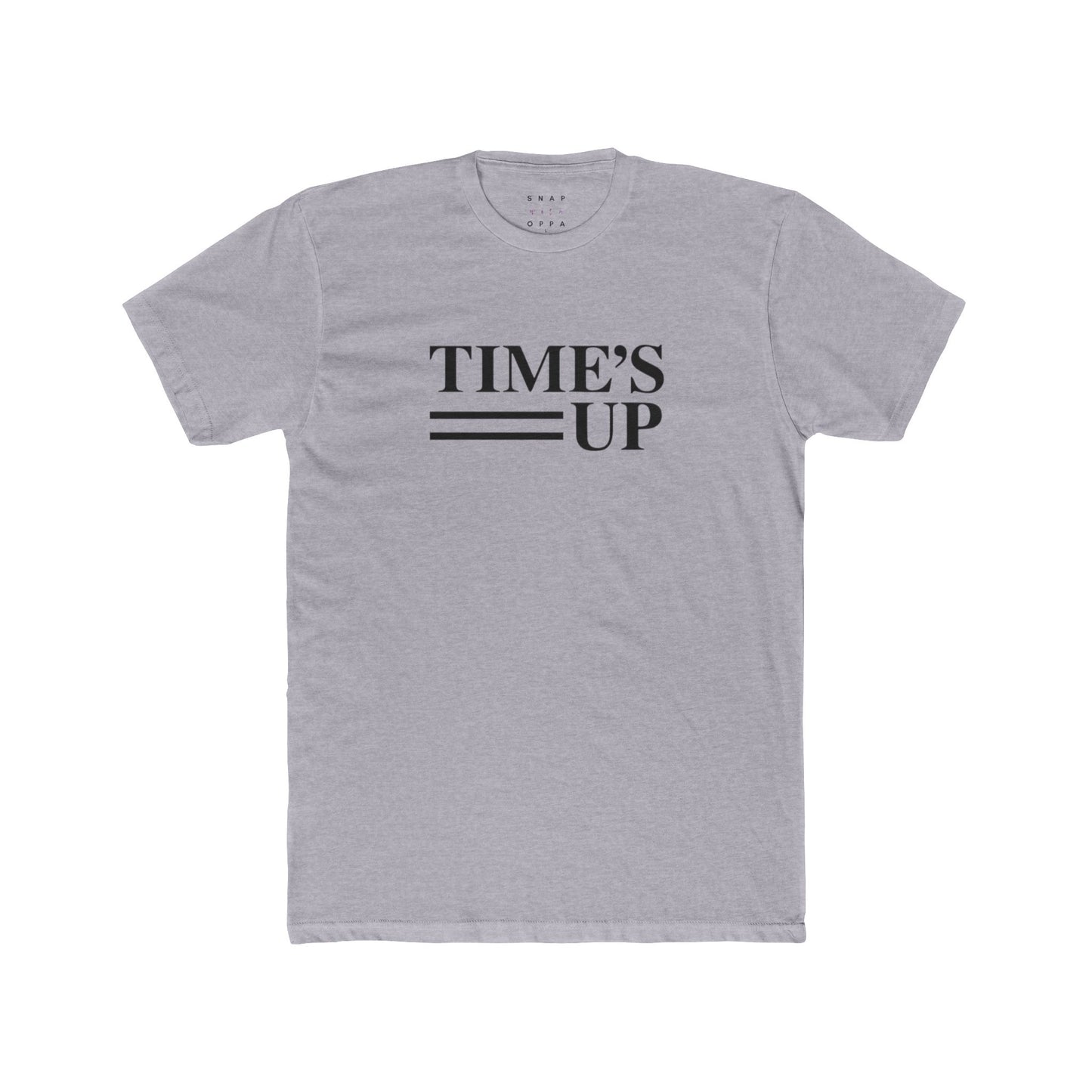 TIME'S UP COTTON CREW TEE