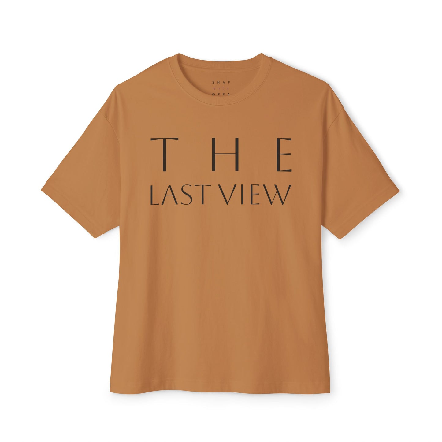THE LAST VIEW Unisex Oversized Boxy Tee