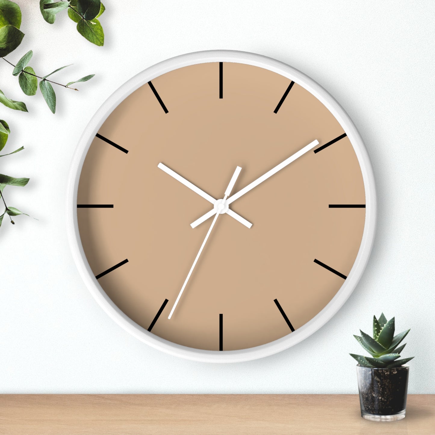BROWN WALL CLOCK