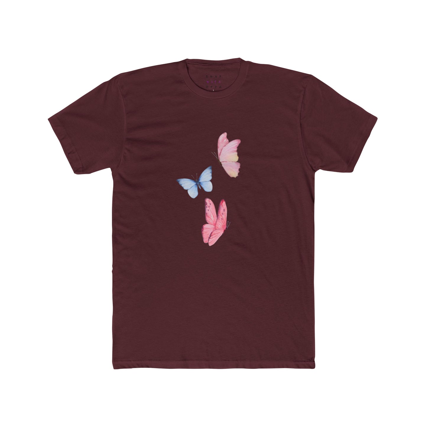 COLOURFUL BUTTERFLY COTTON CREW TEE