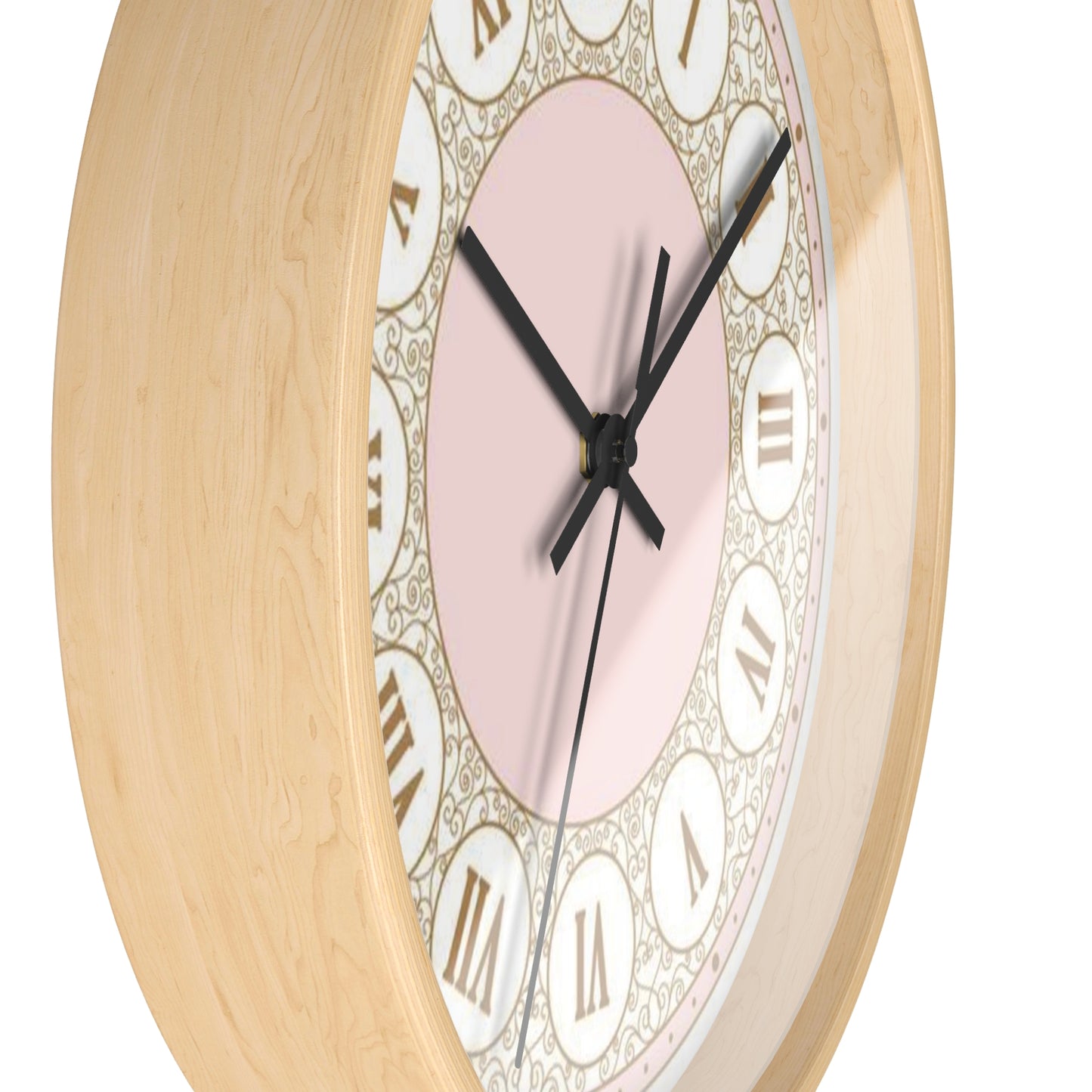 PINK ROMAN NUMBER CLOCK