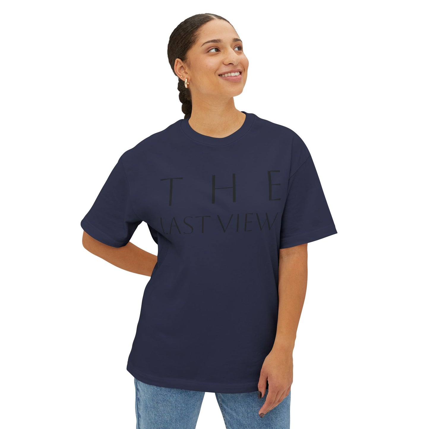 THE LAST VIEW Unisex Oversized Boxy Tee