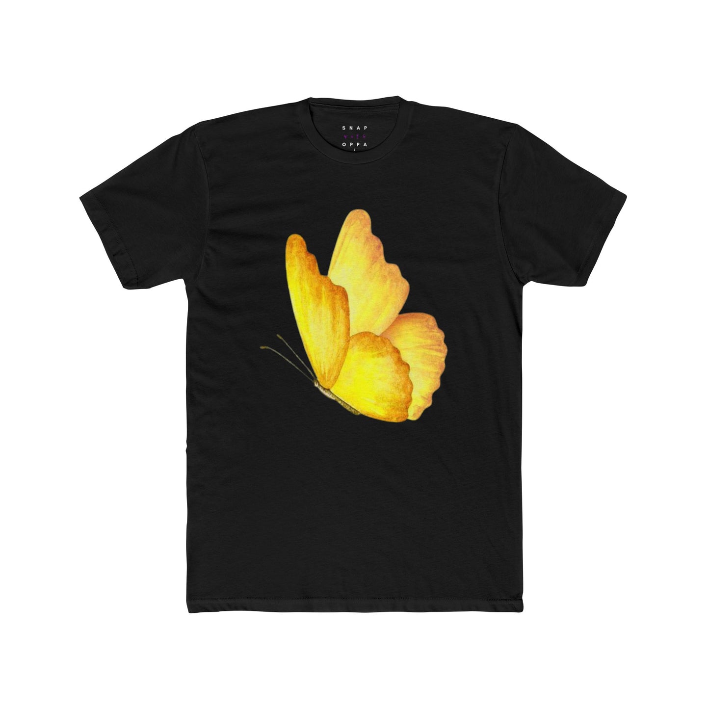 GOLDEN BUTTERFLY COTTON CREW TEE