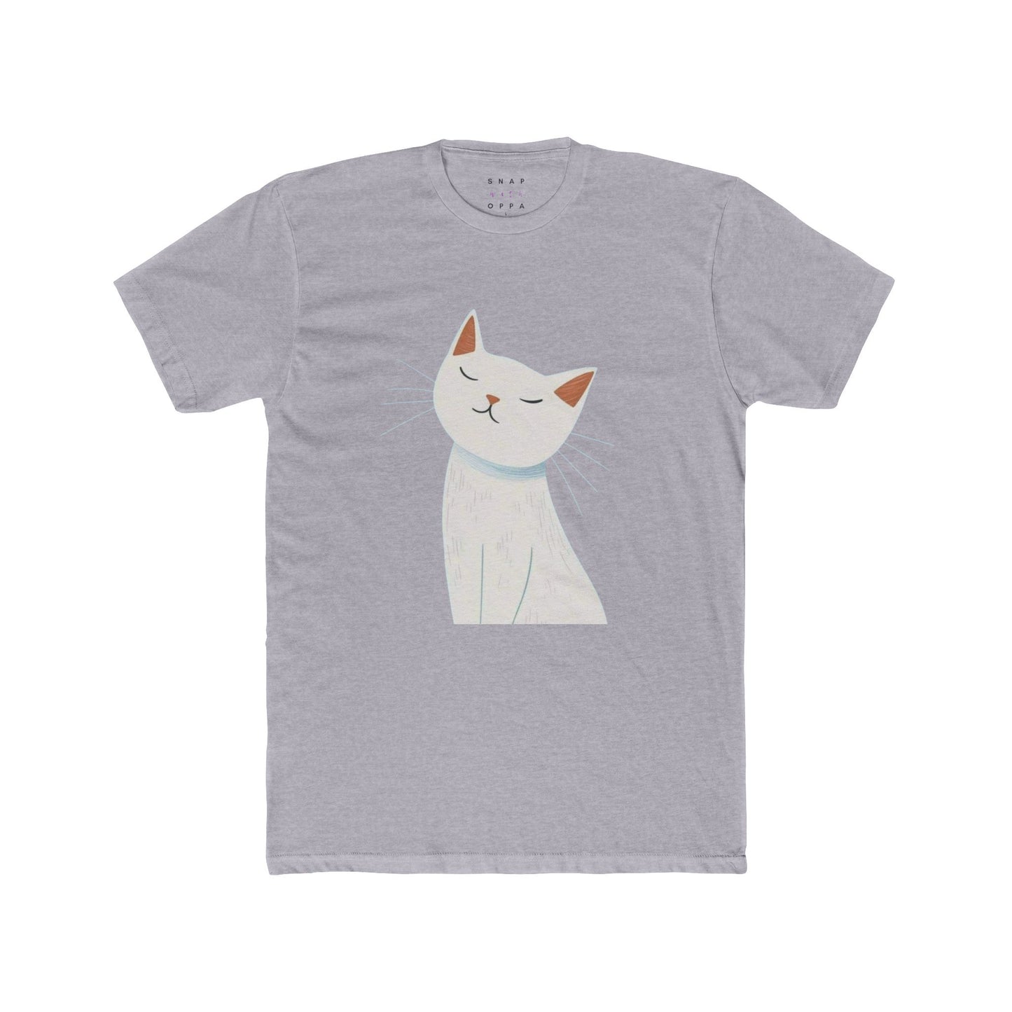 HAPPY CAT COTTON CREW TEE