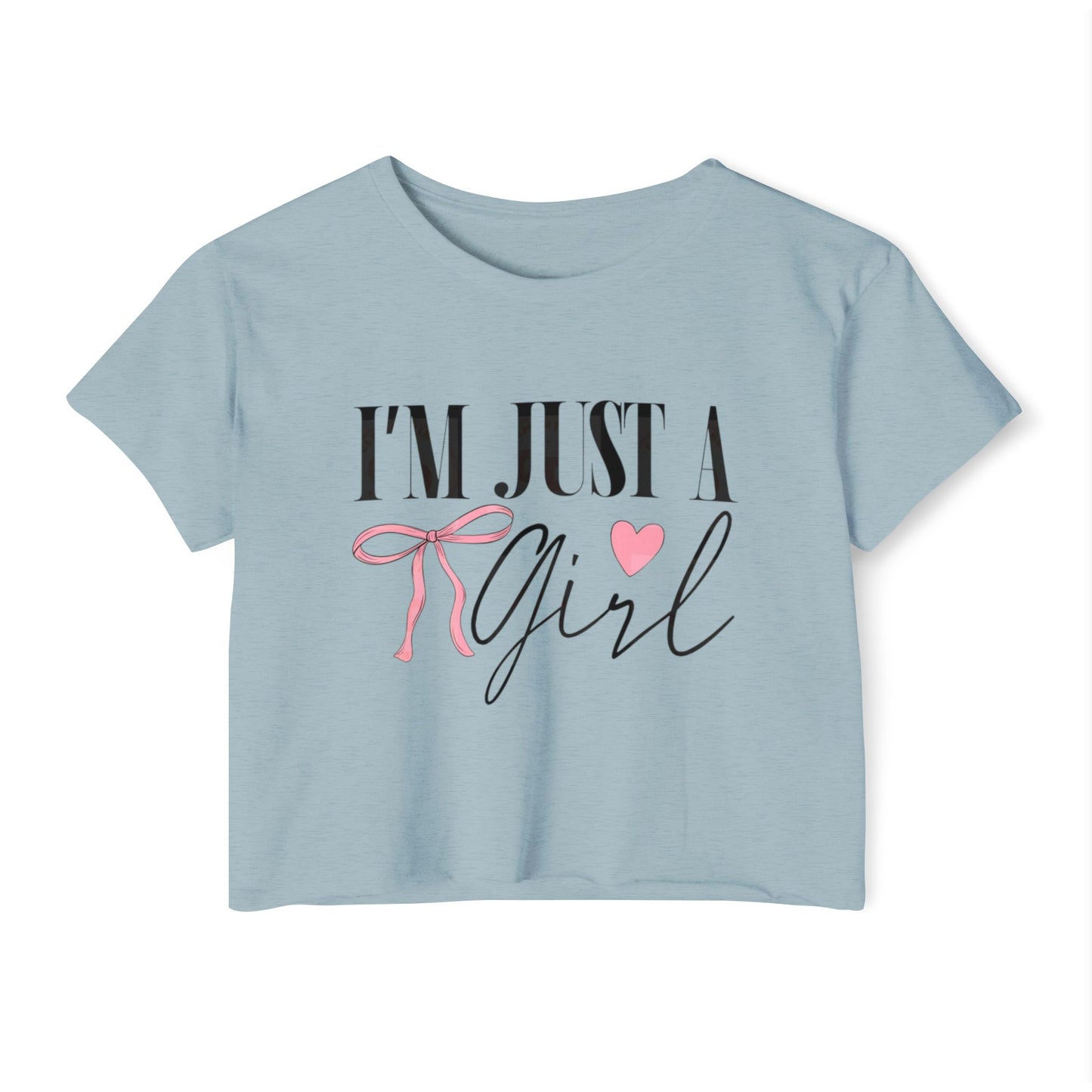 I'M JUSTA GIRL CROP TOP