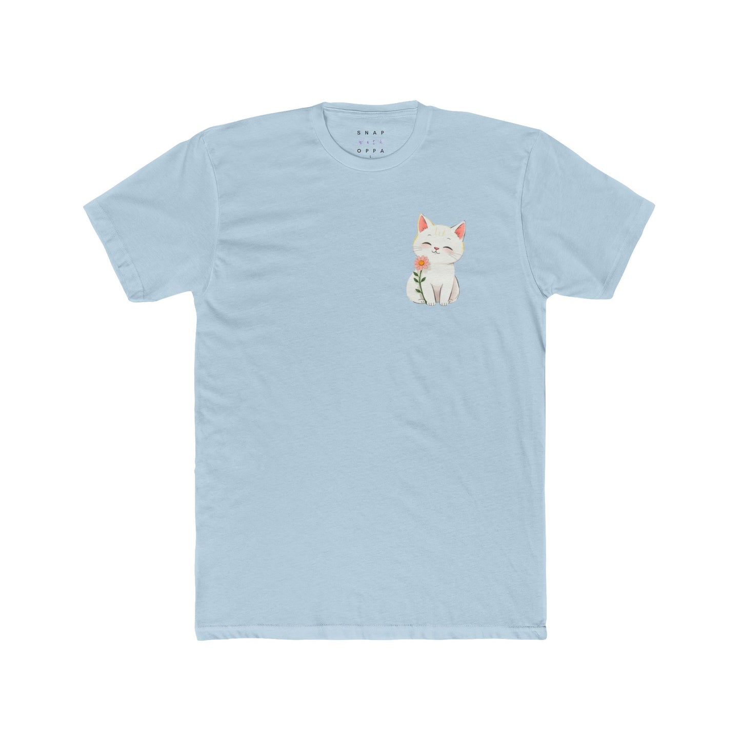 BABY CAT COTTON CREW TEE