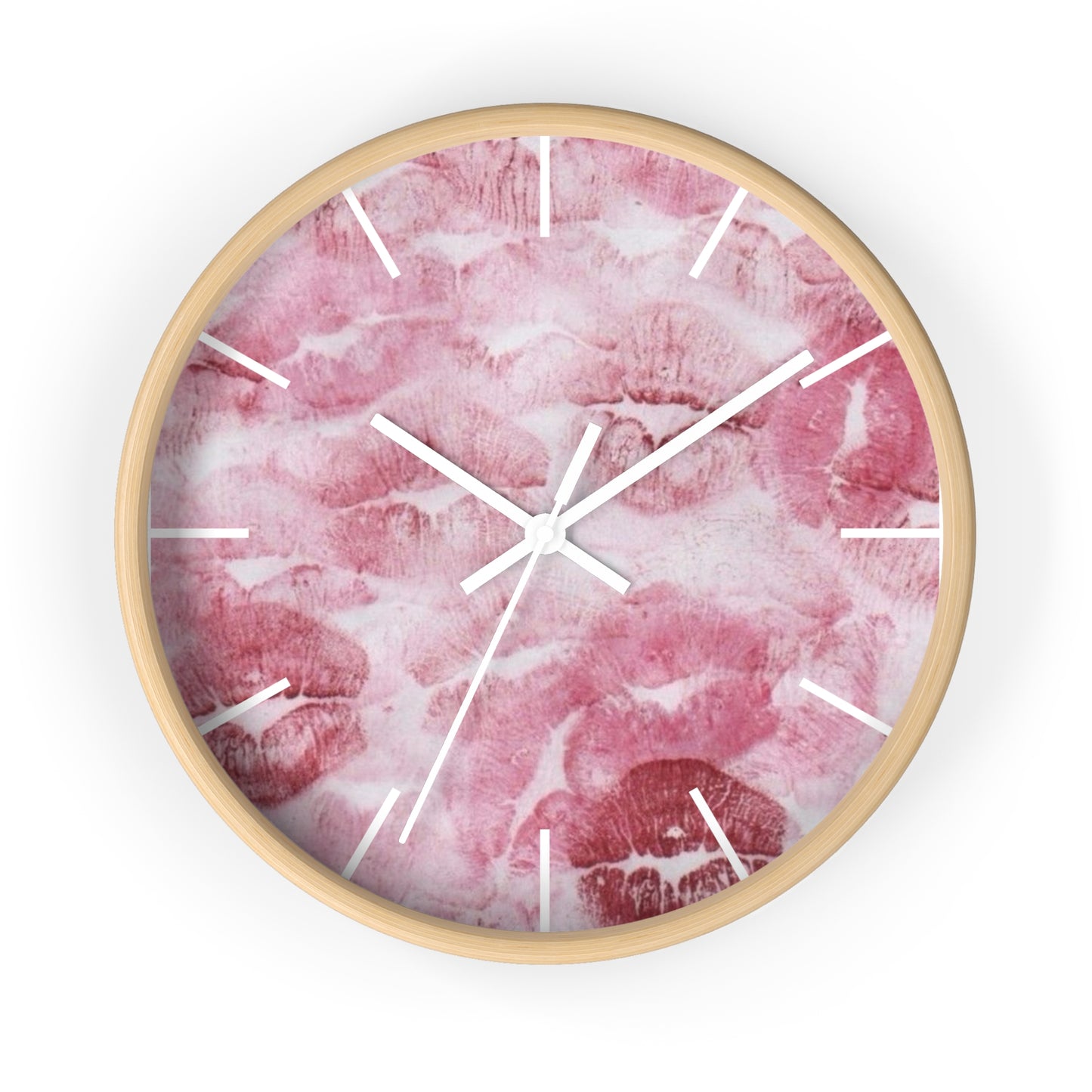 LIP PRINT WALL CLOCK