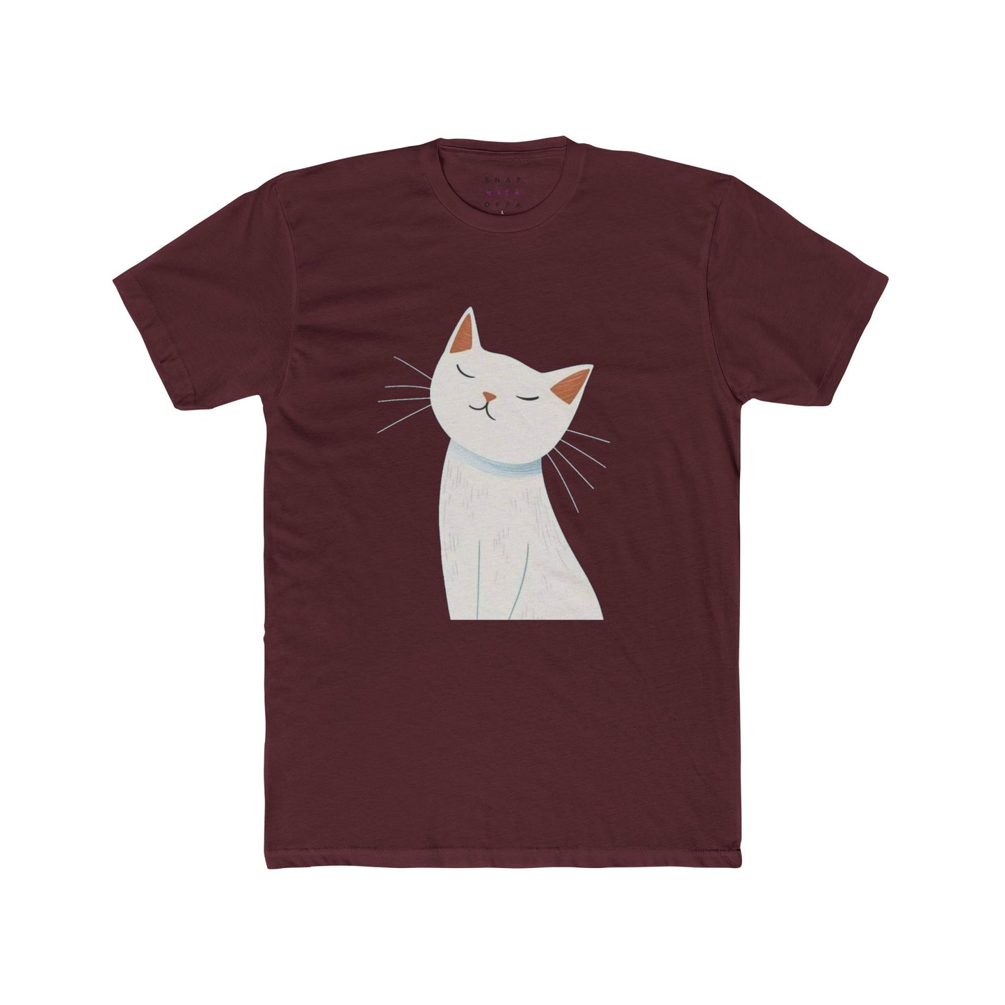 HAPPY CAT COTTON CREW TEE