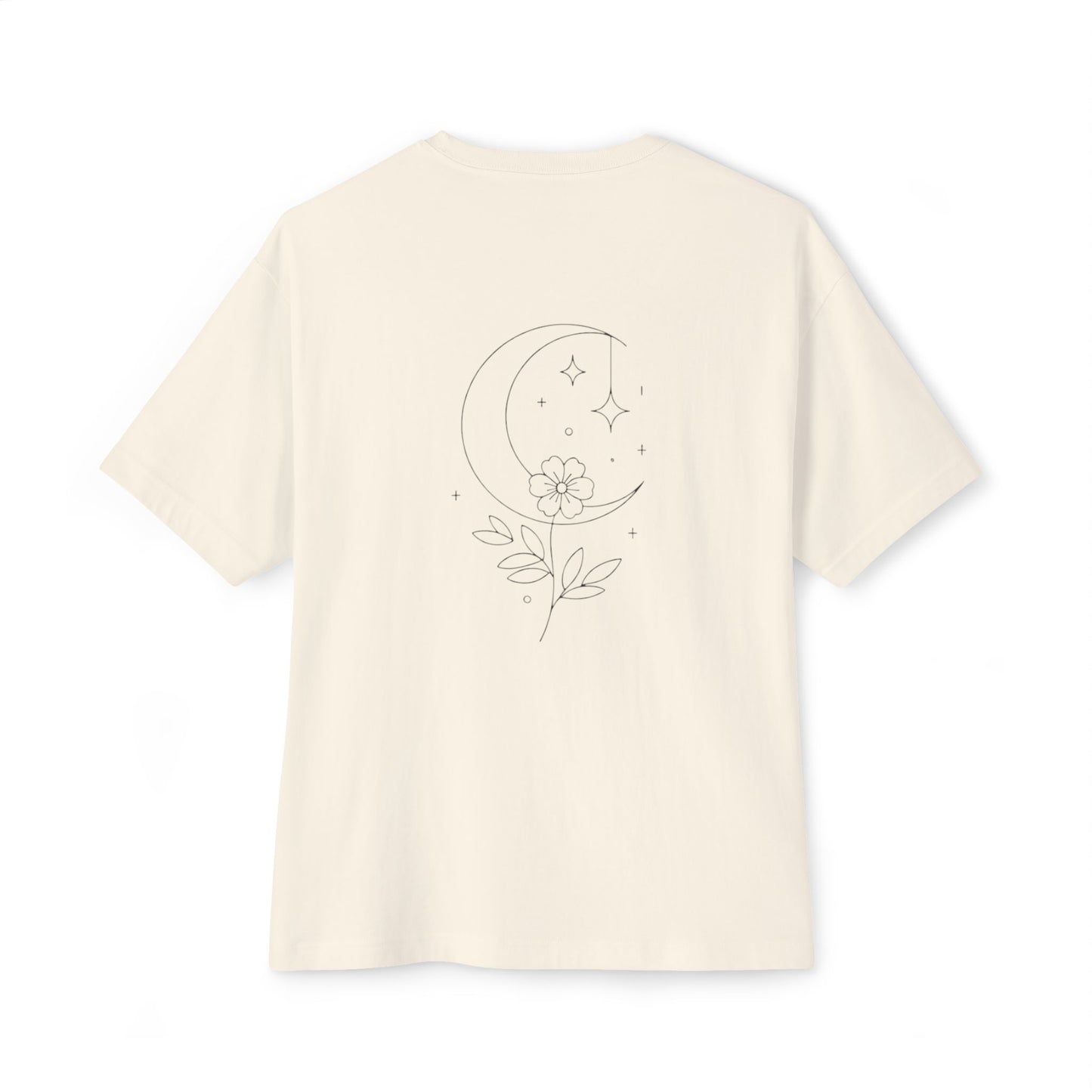 MOON & FLOWER OVERSIZE BOXY TEE