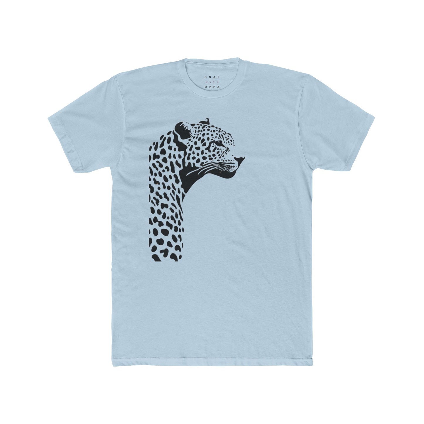 LEOPARD COTTON CREW TEE