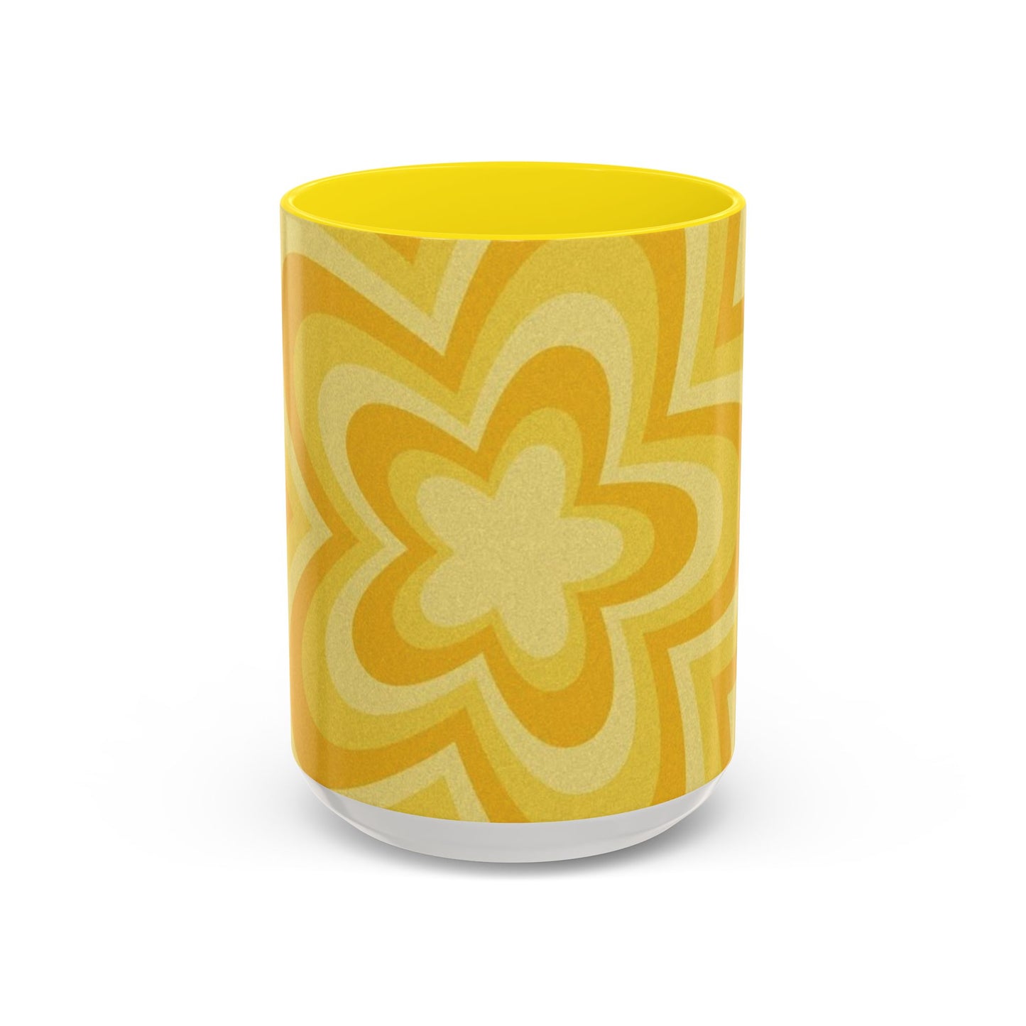 YELLOW FLOWER COFFEE MUG