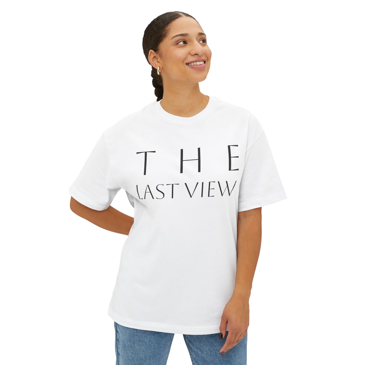 THE LAST VIEW Unisex Oversized Boxy Tee