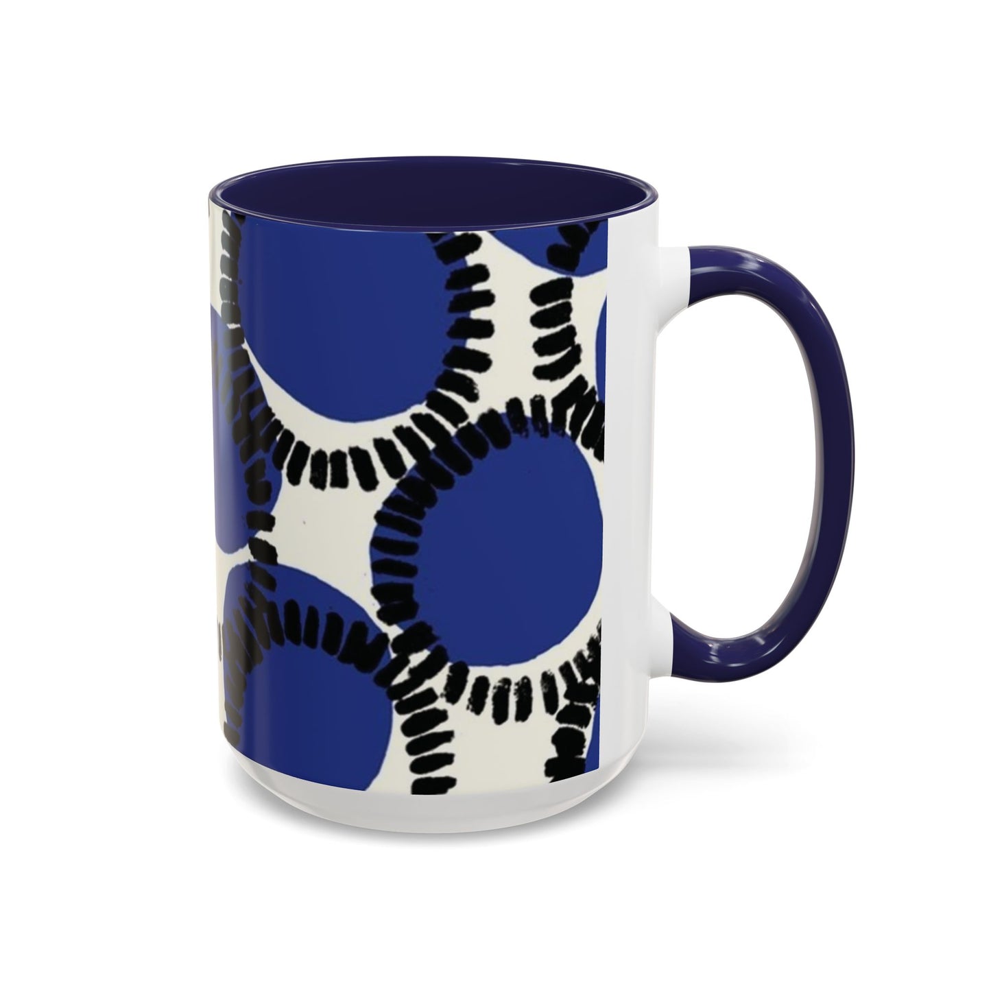 BLUE & RINGS COFFEE MUG