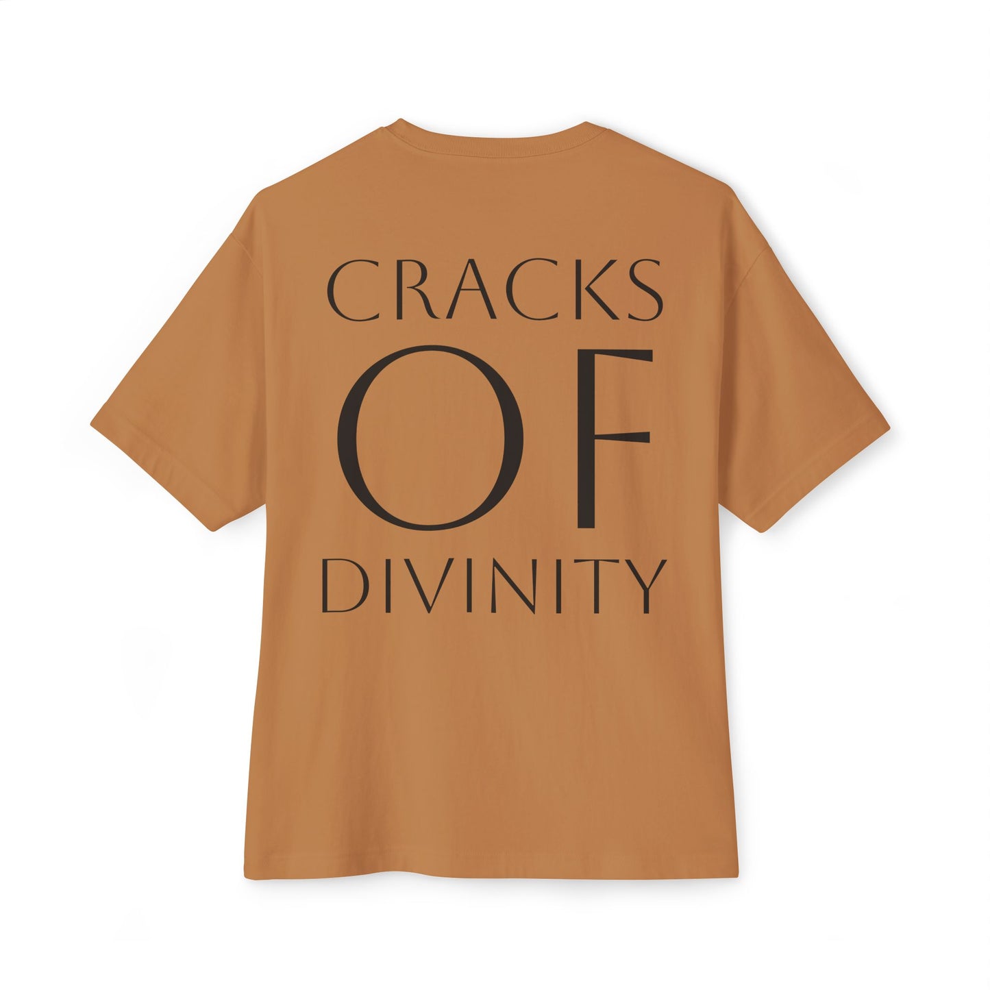 CRACKS OF DIVINITY Unisex Oversized Boxy Tee