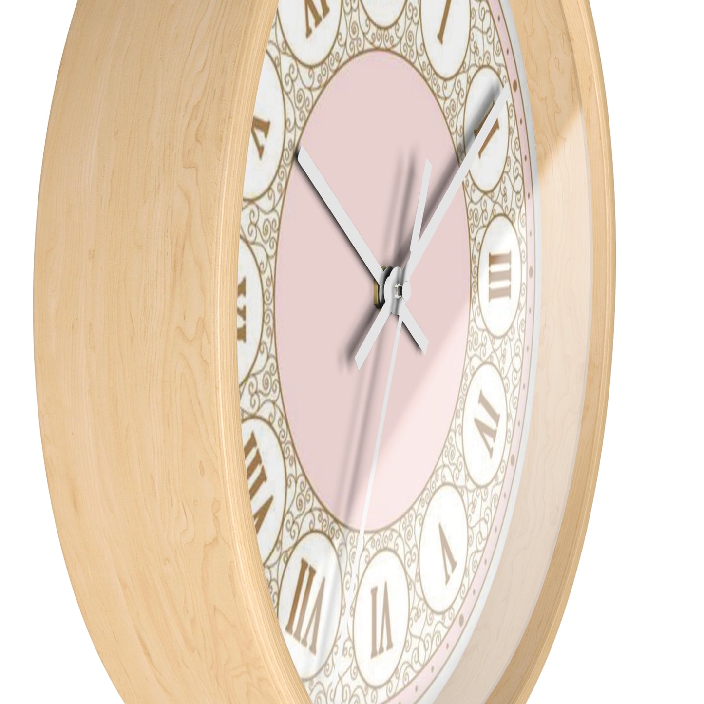 PINK ROMAN NUMBER CLOCK
