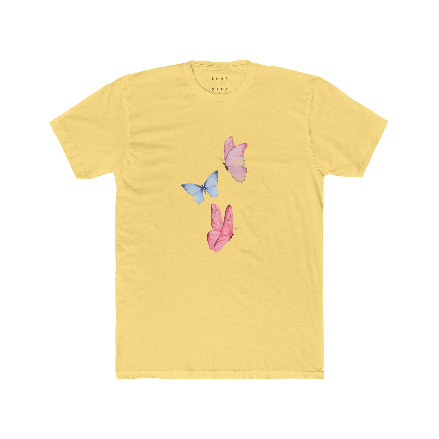 COLOURFUL BUTTERFLY COTTON CREW TEE