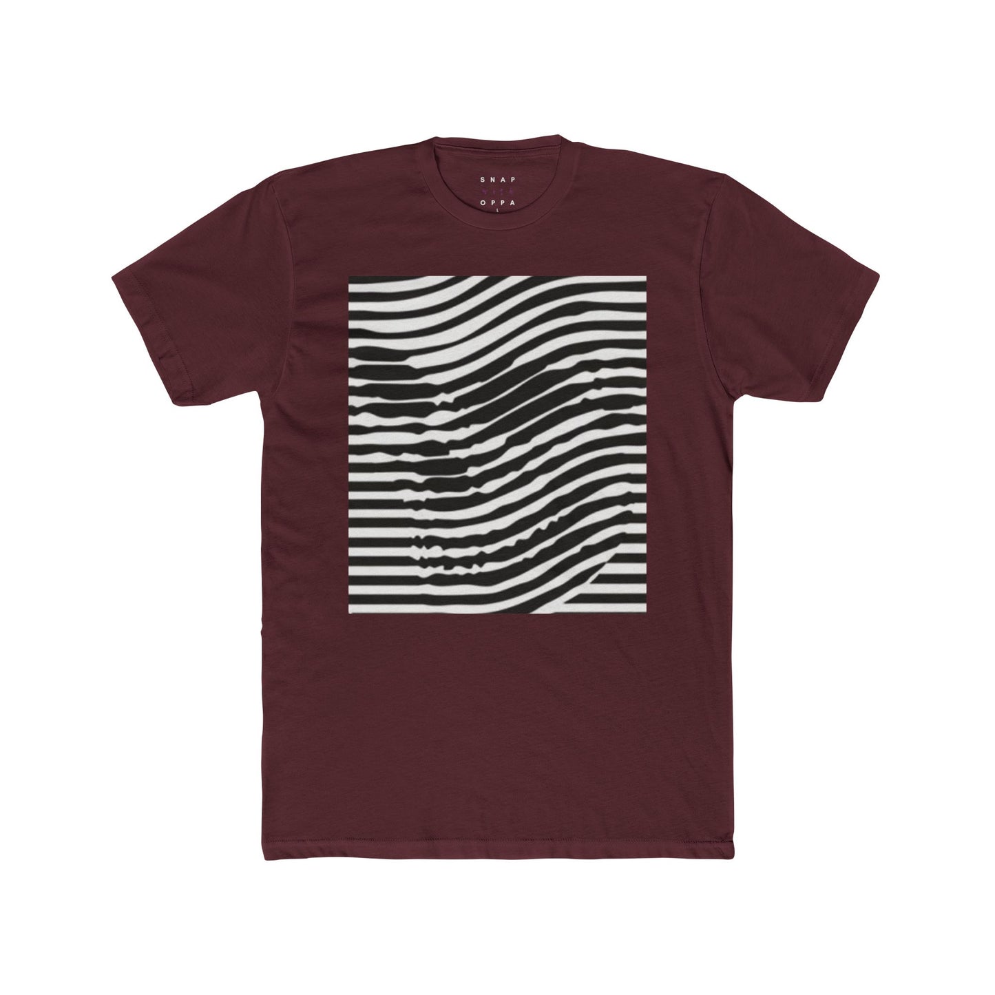 SKULL ART COTTON CREW TEE