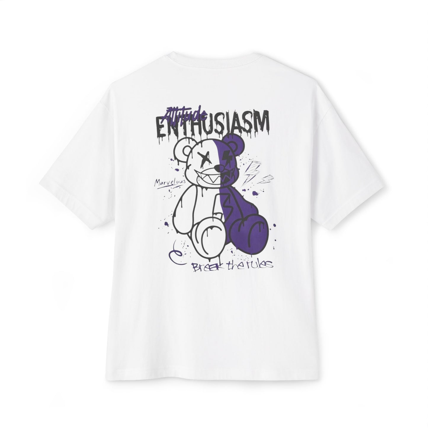 ATTITUDE ENTHUSIASM OVERSIZE BOXY TEE