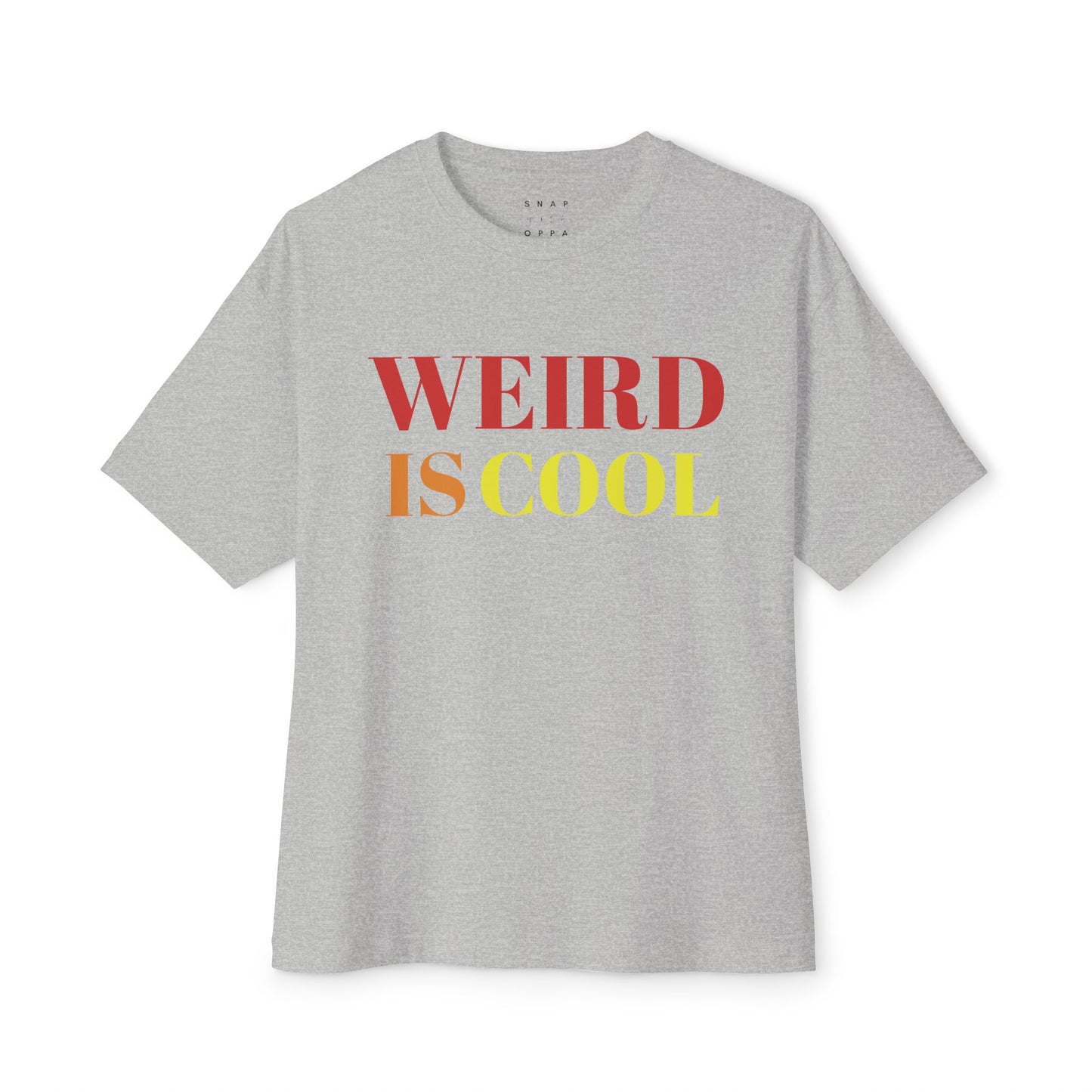 WEIRD IS COOL OVERSIZE BOXY TEE