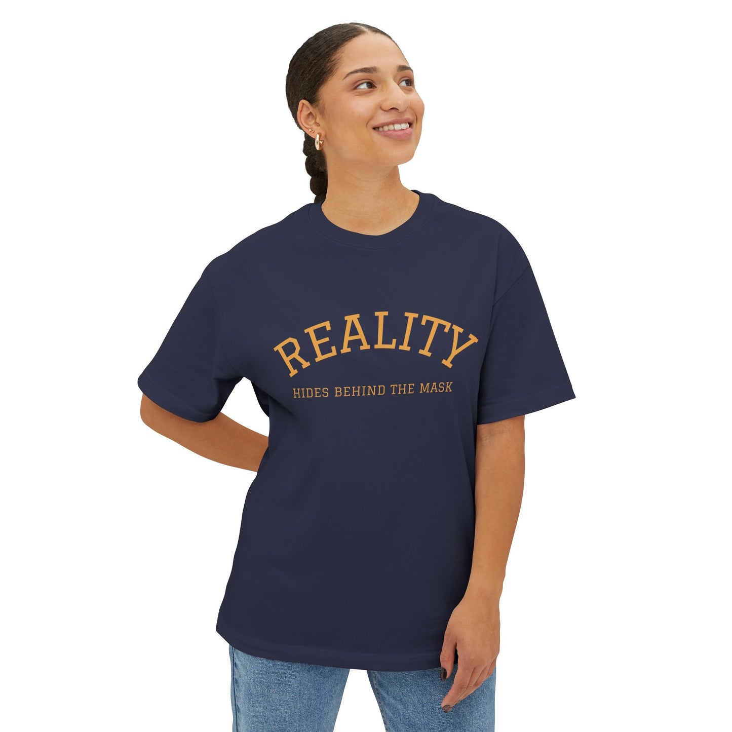 REALITY Unisex Oversized Boxy Tee