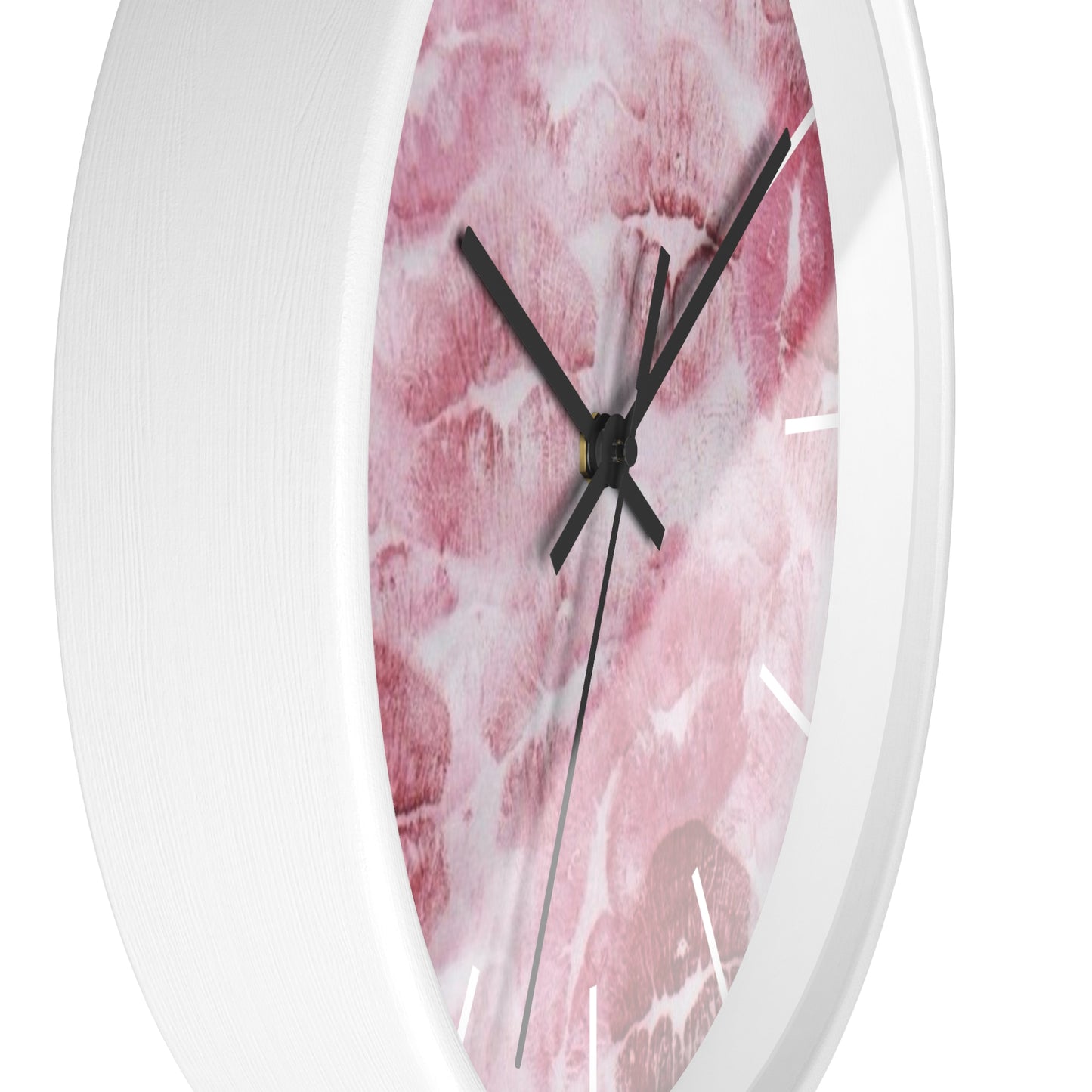 LIP PRINT WALL CLOCK