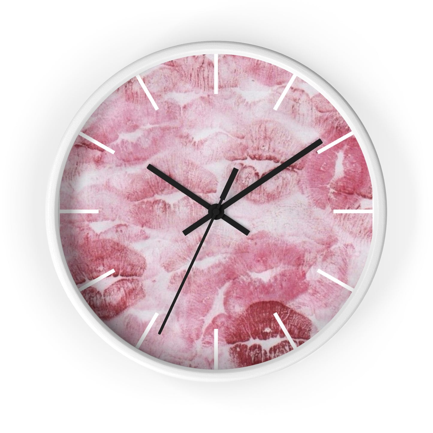 LIP PRINT WALL CLOCK