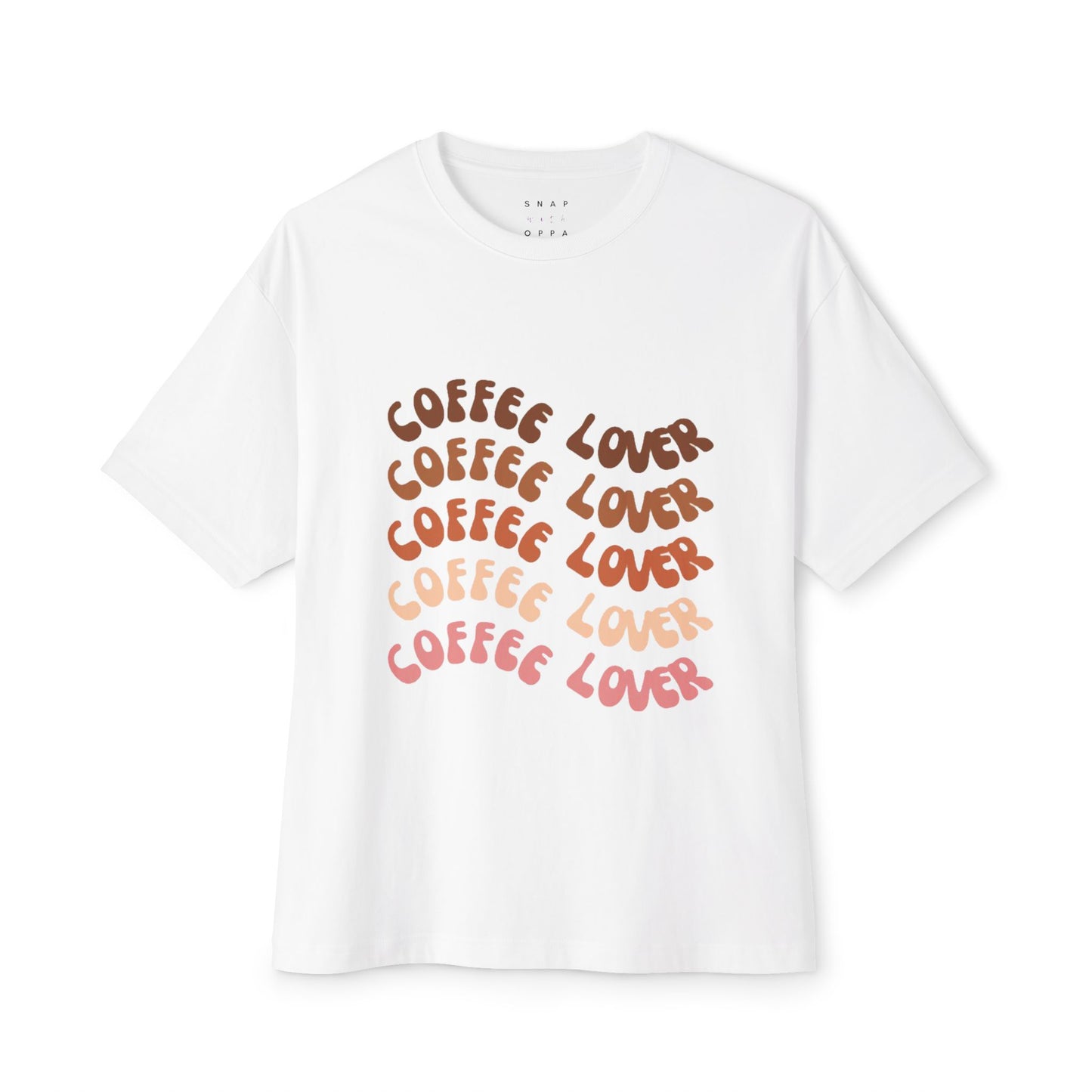 COFFEE LOVER OVERSIZE BOXY TEE