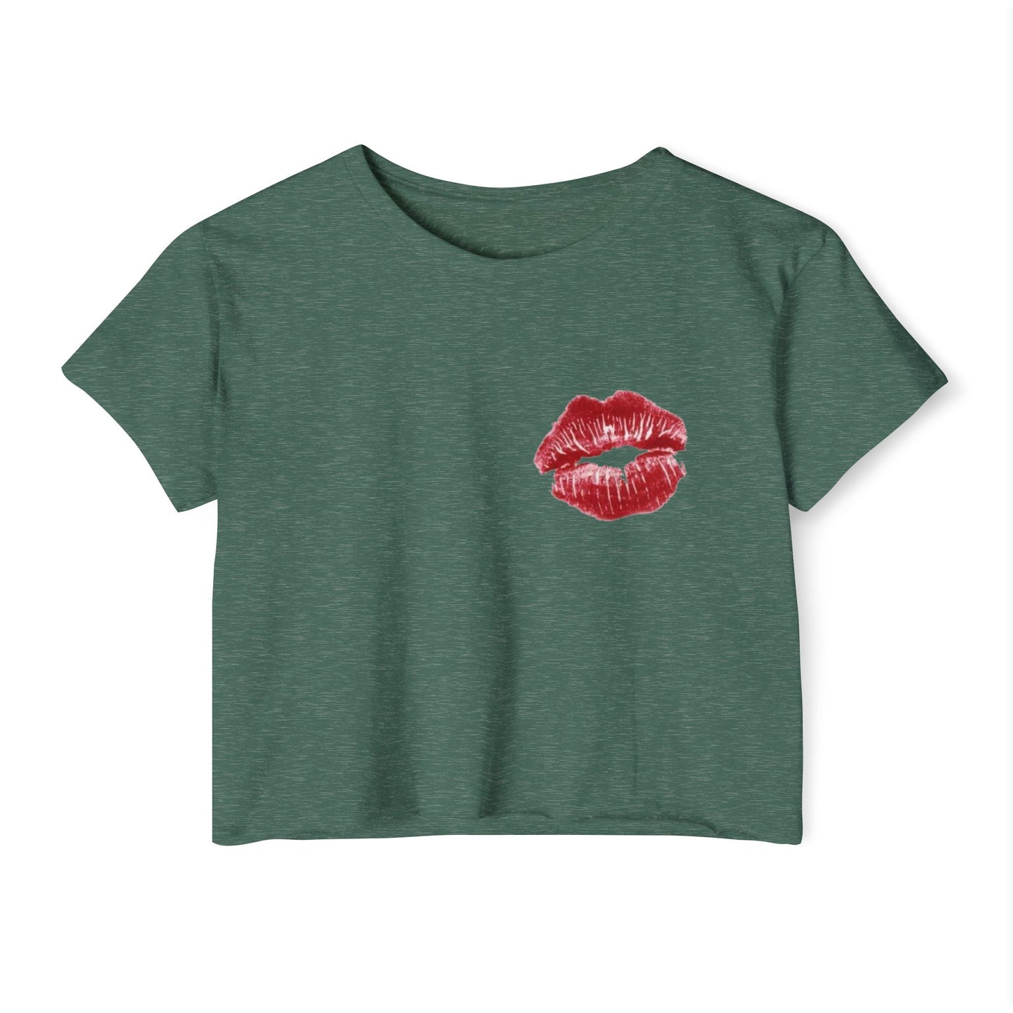 LIP PRINT CROP TOP