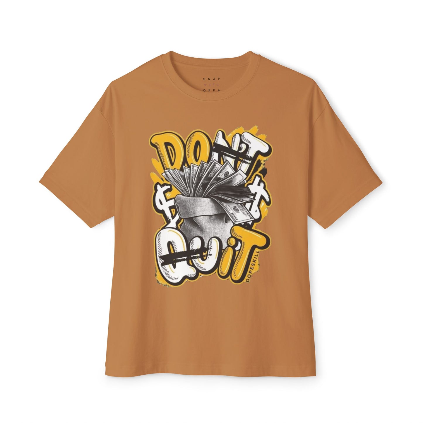 DONT QUIT OVERSIZE BOXY TEE