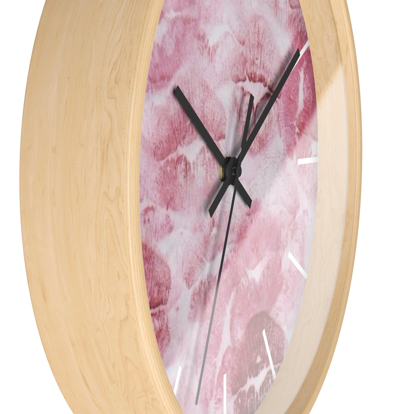 LIP PRINT WALL CLOCK