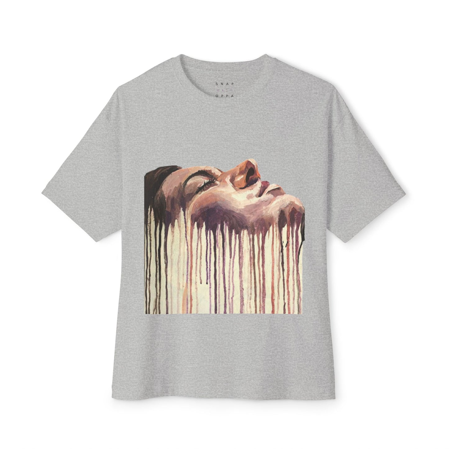 Melting Silence Unisex Oversized Boxy Tee