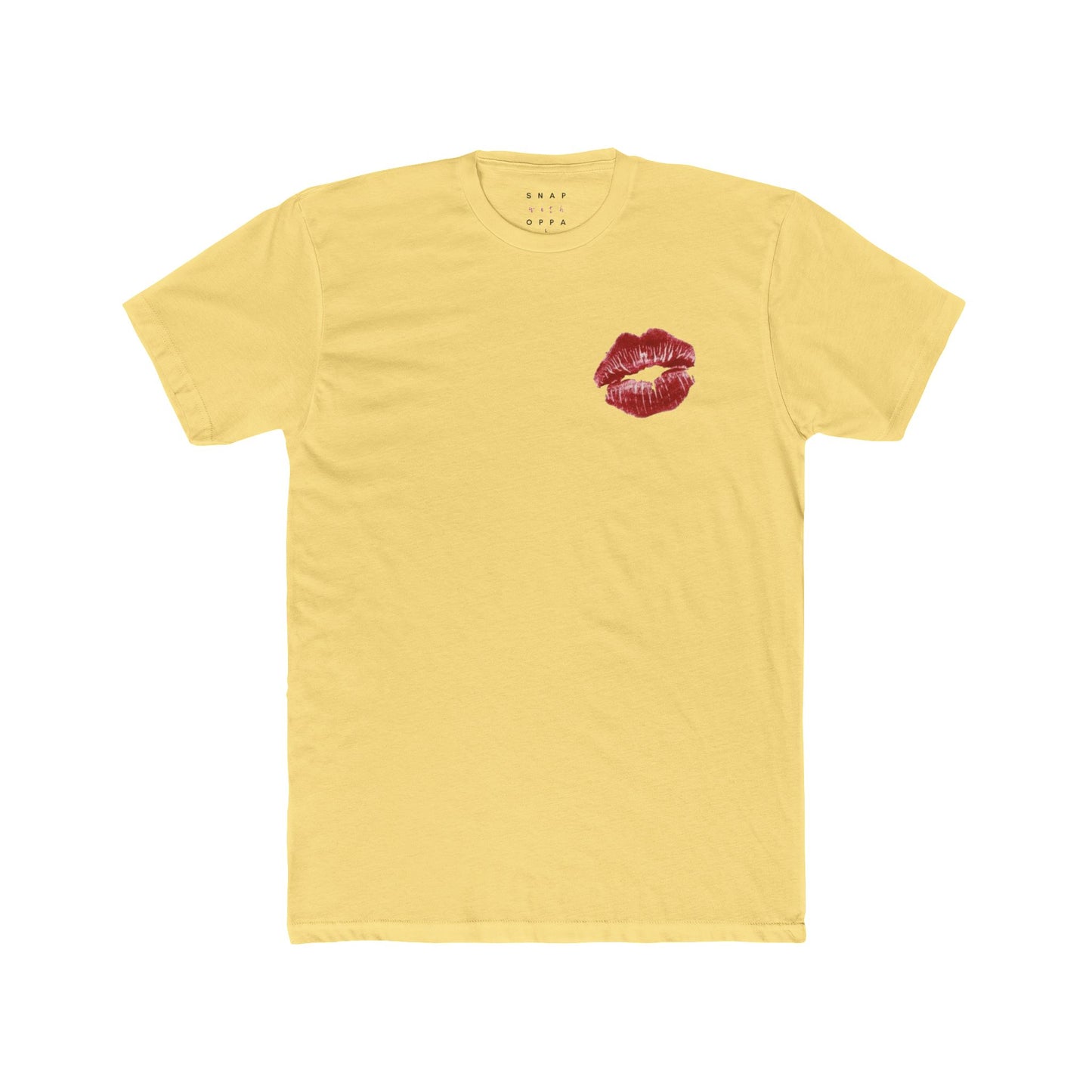 LIP COTTON CREW TEE
