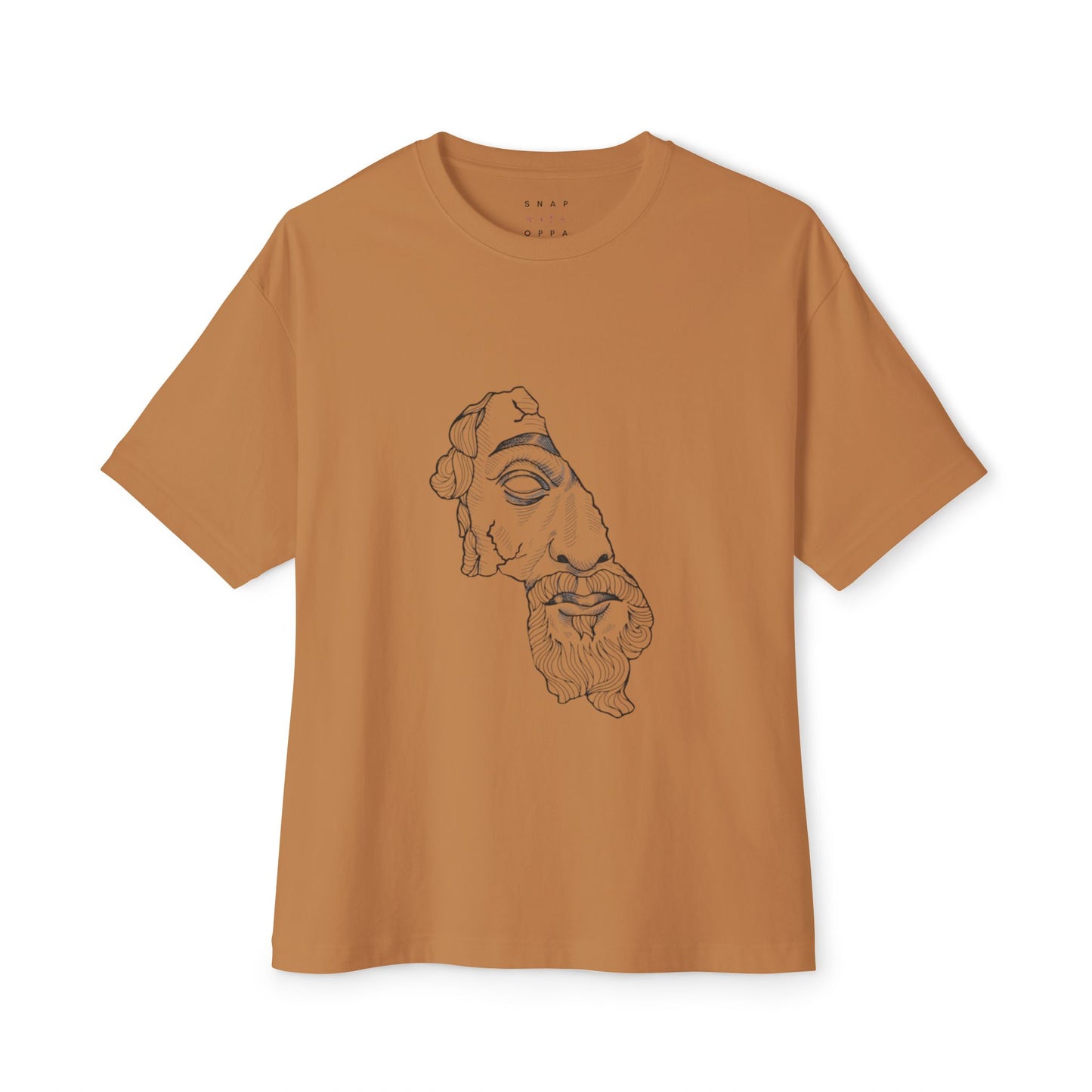 CRACKS OF DIVINITY Unisex Oversized Boxy Tee