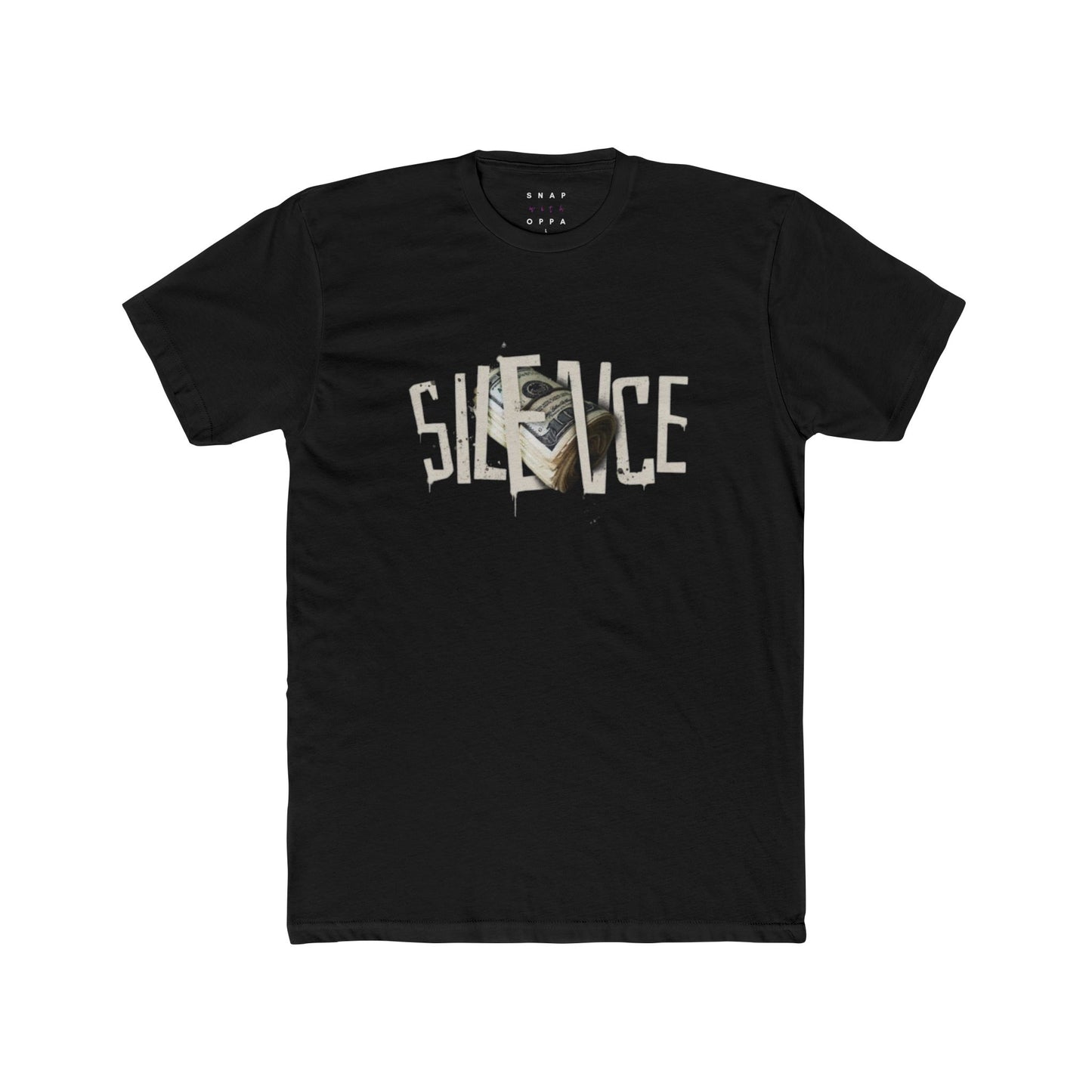 SILENCE COTTON CREW TEE