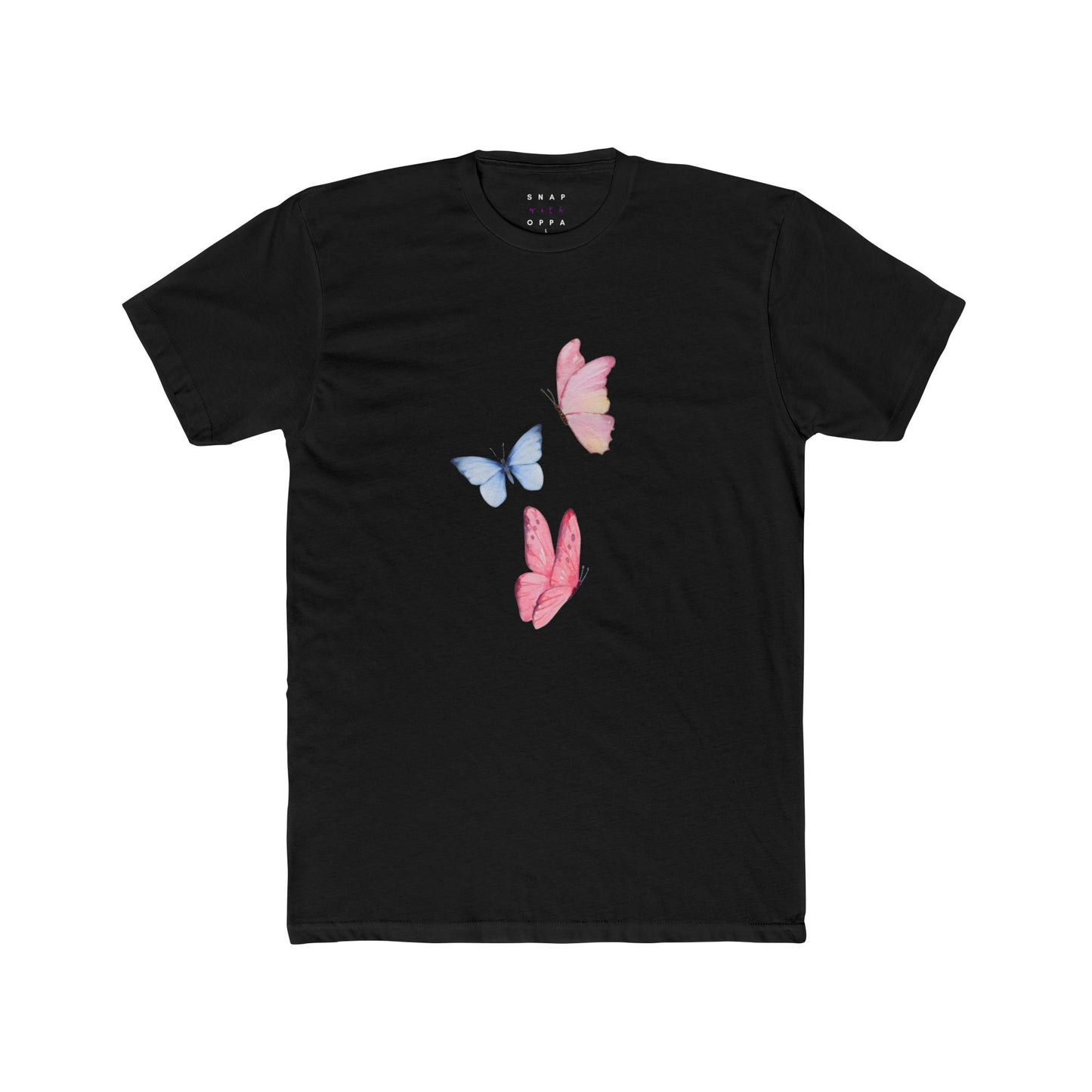 COLOURFUL BUTTERFLY COTTON CREW TEE