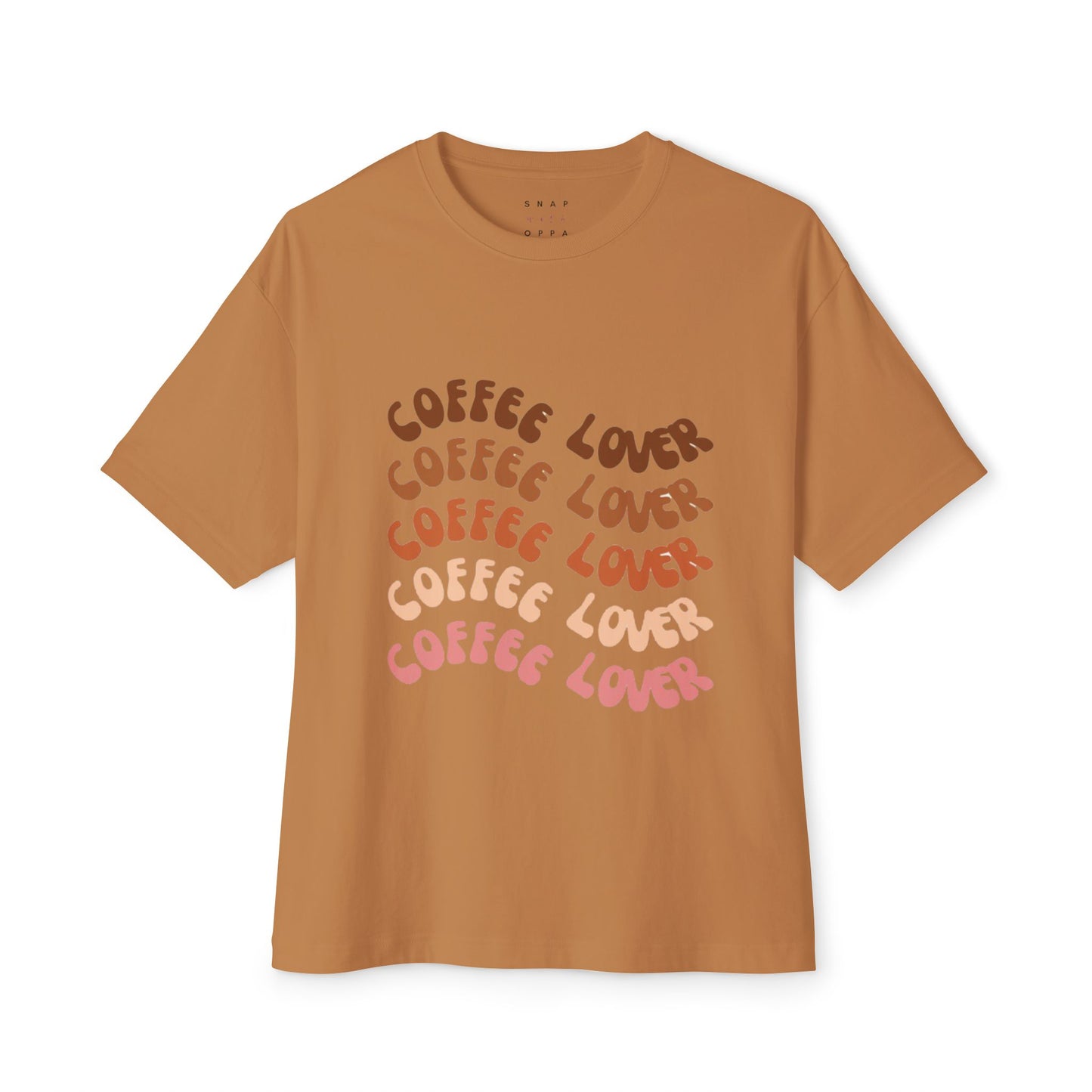 COFFEE LOVER OVERSIZE BOXY TEE