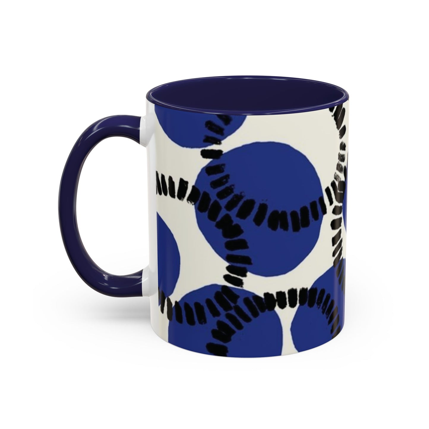 BLUE & RINGS COFFEE MUG