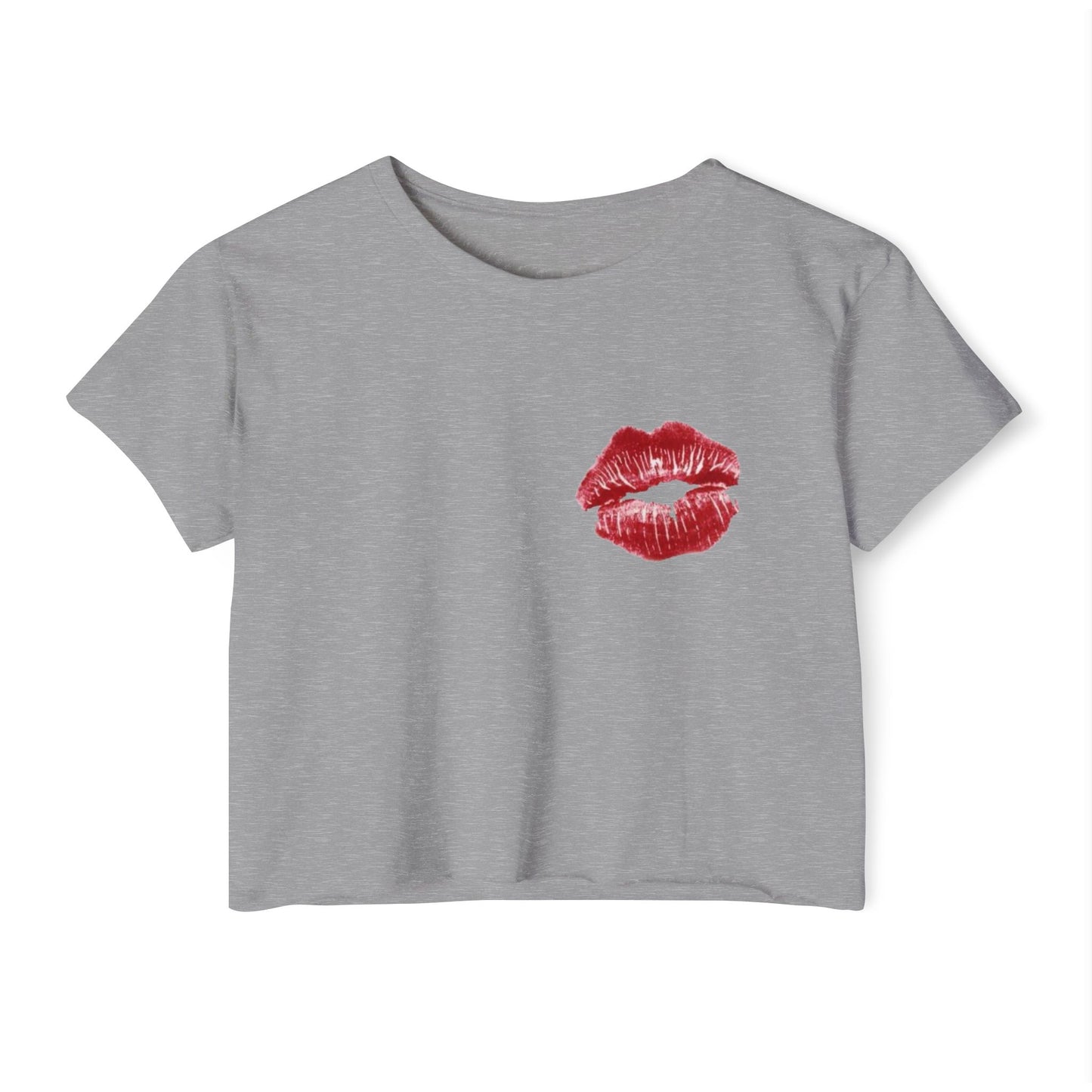 LIP PRINT CROP TOP