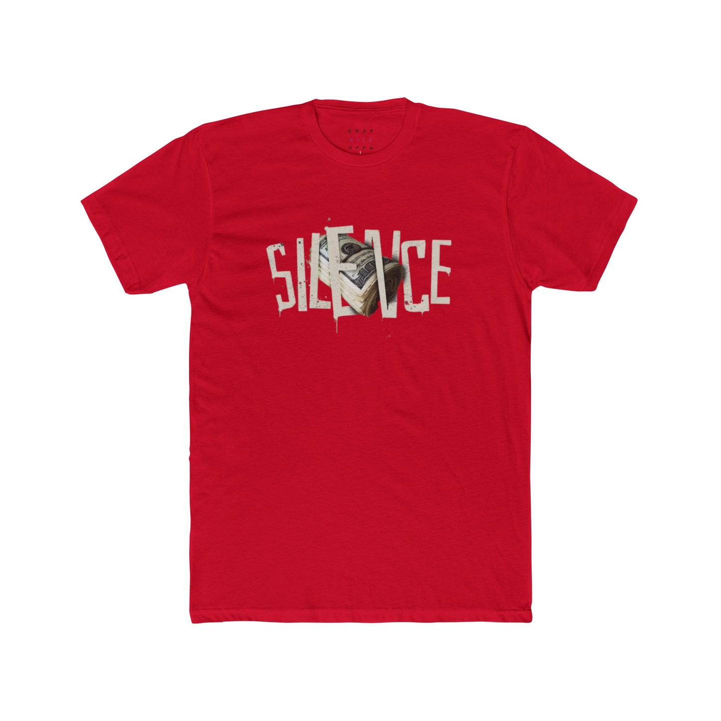 SILENCE COTTON CREW TEE