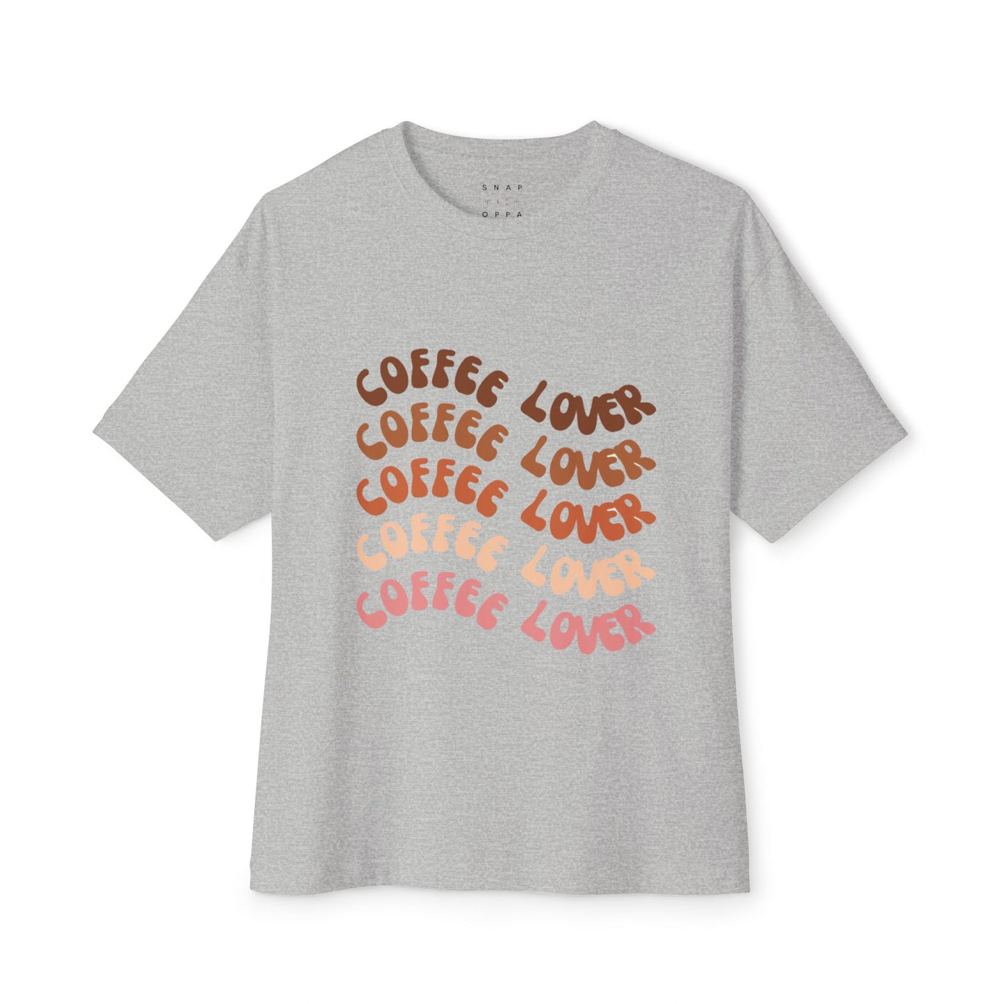 COFFEE LOVER OVERSIZE BOXY TEE