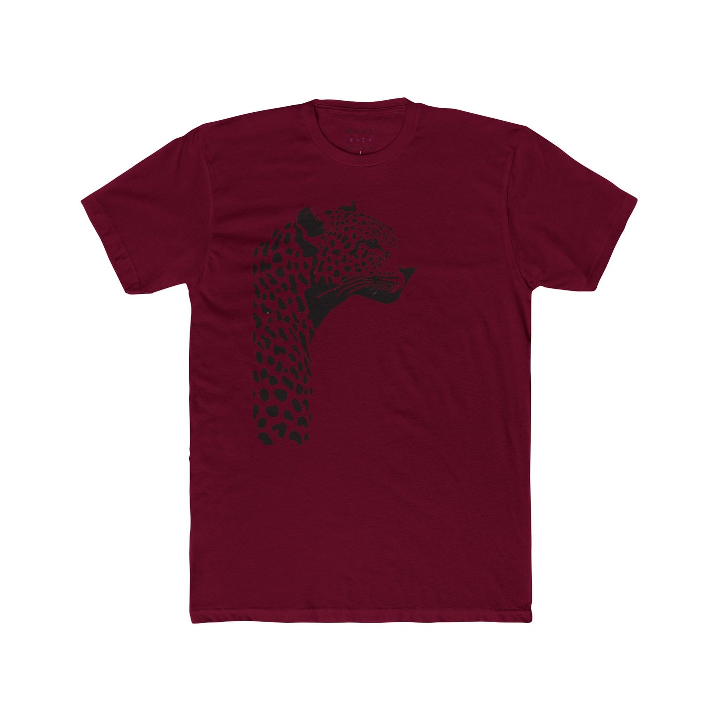 LEOPARD COTTON CREW TEE