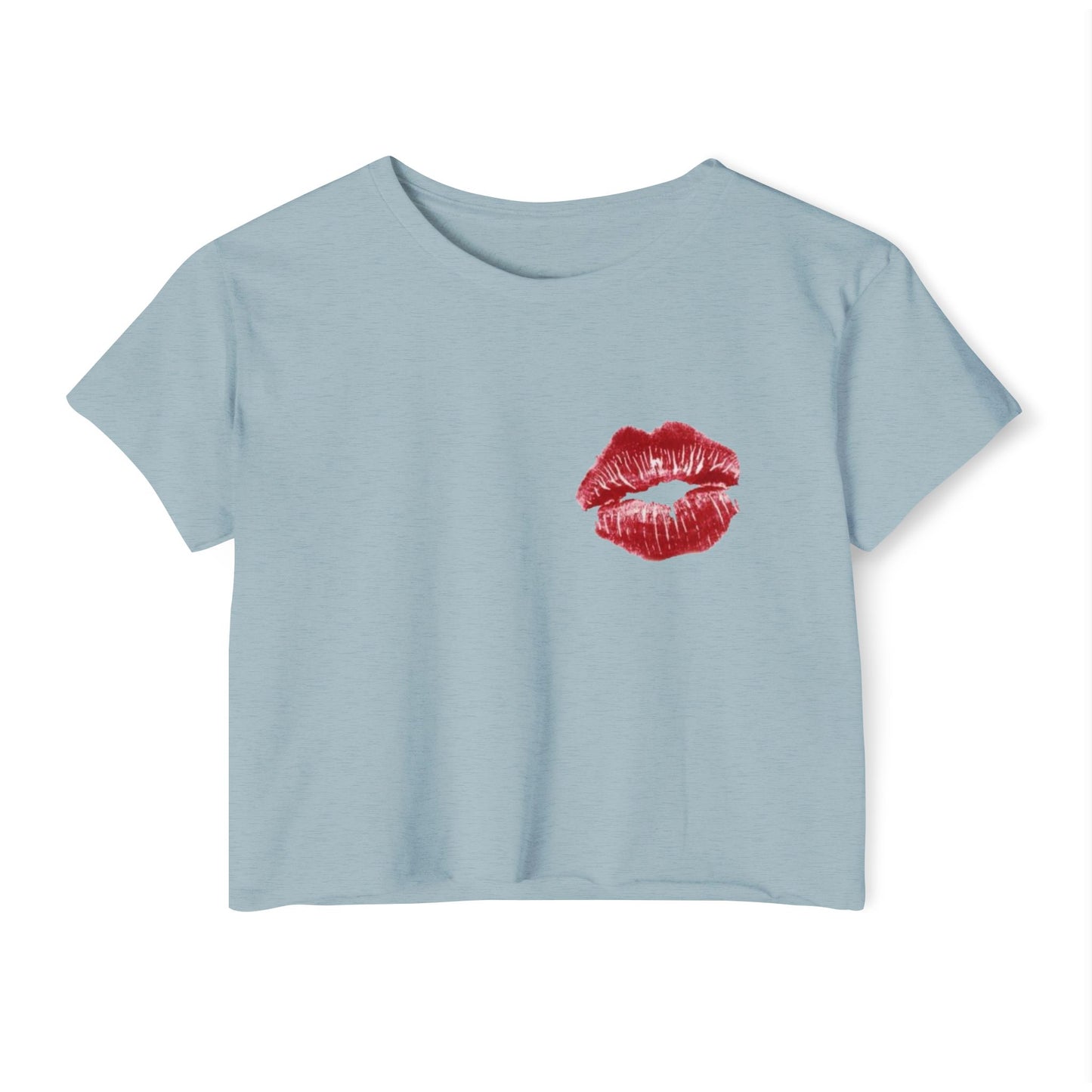 LIP PRINT CROP TOP