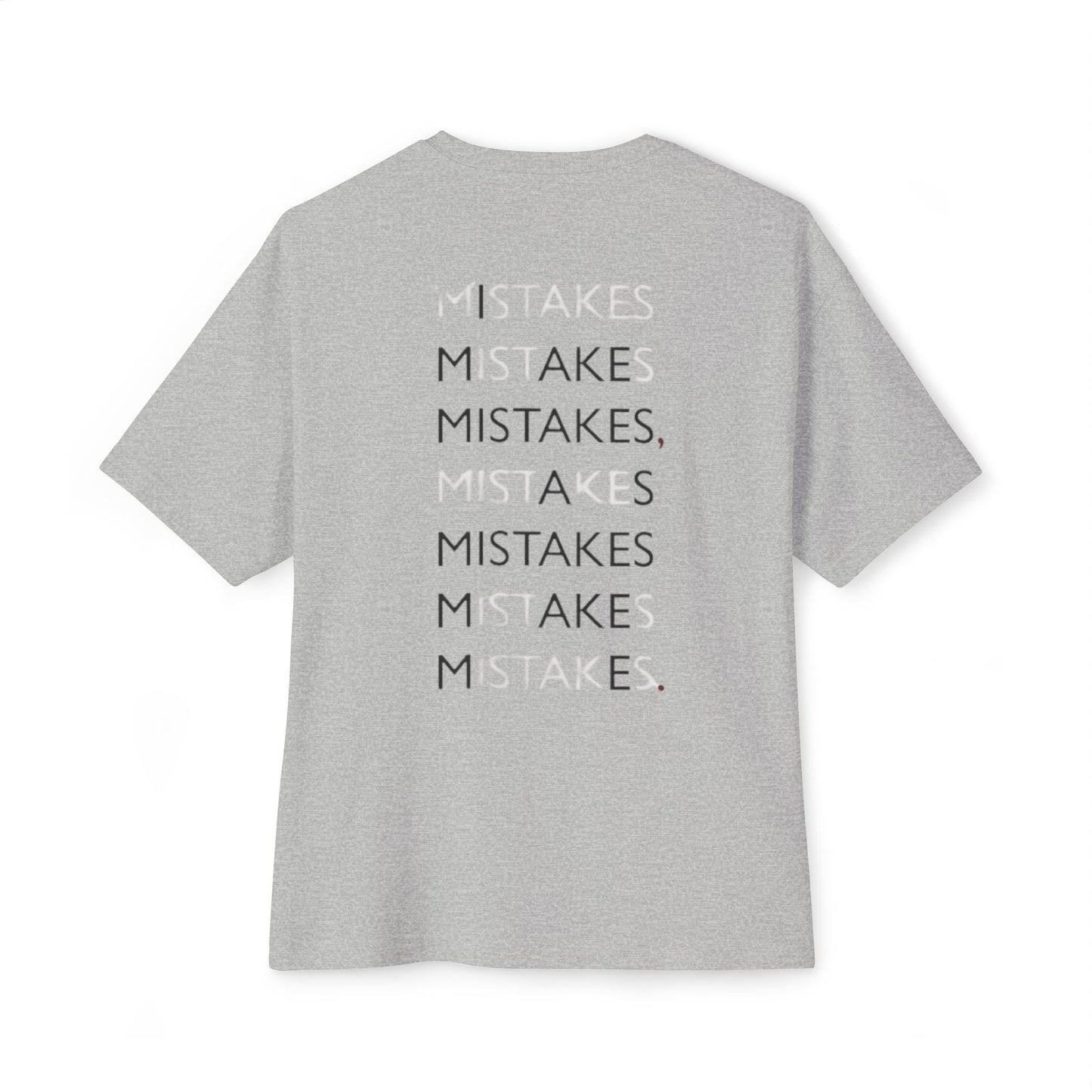 MISTAKE'S OVERSIZE BOXY TEE