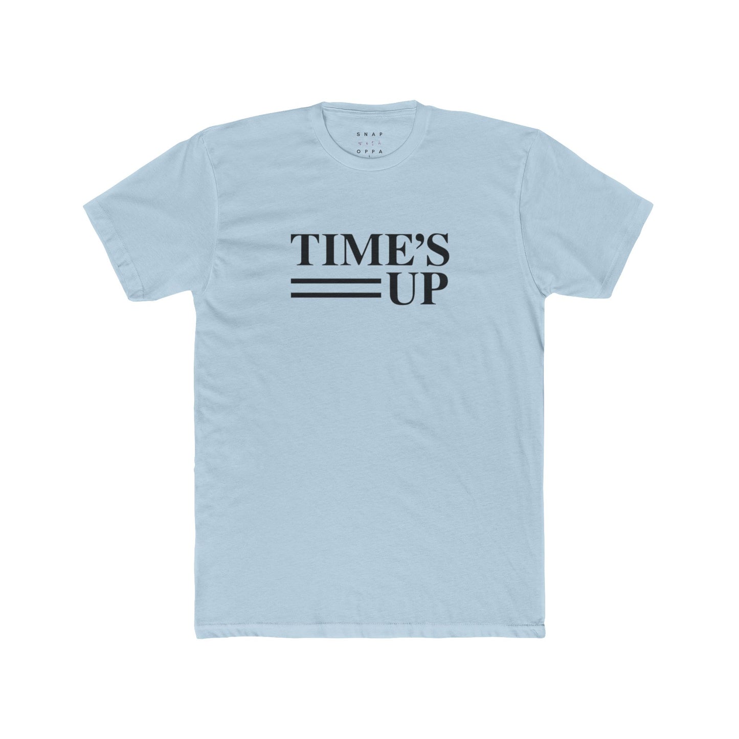 TIME'S UP COTTON CREW TEE