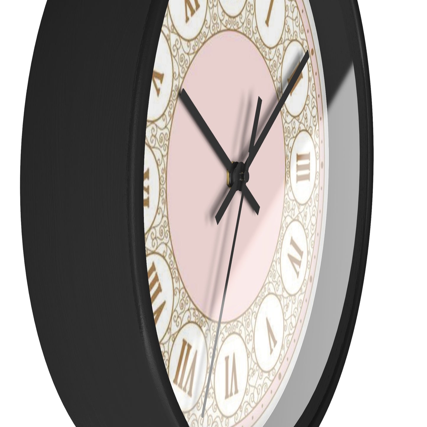 PINK ROMAN NUMBER CLOCK
