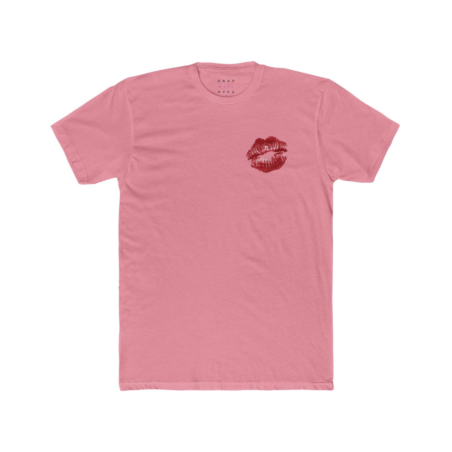 LIP COTTON CREW TEE