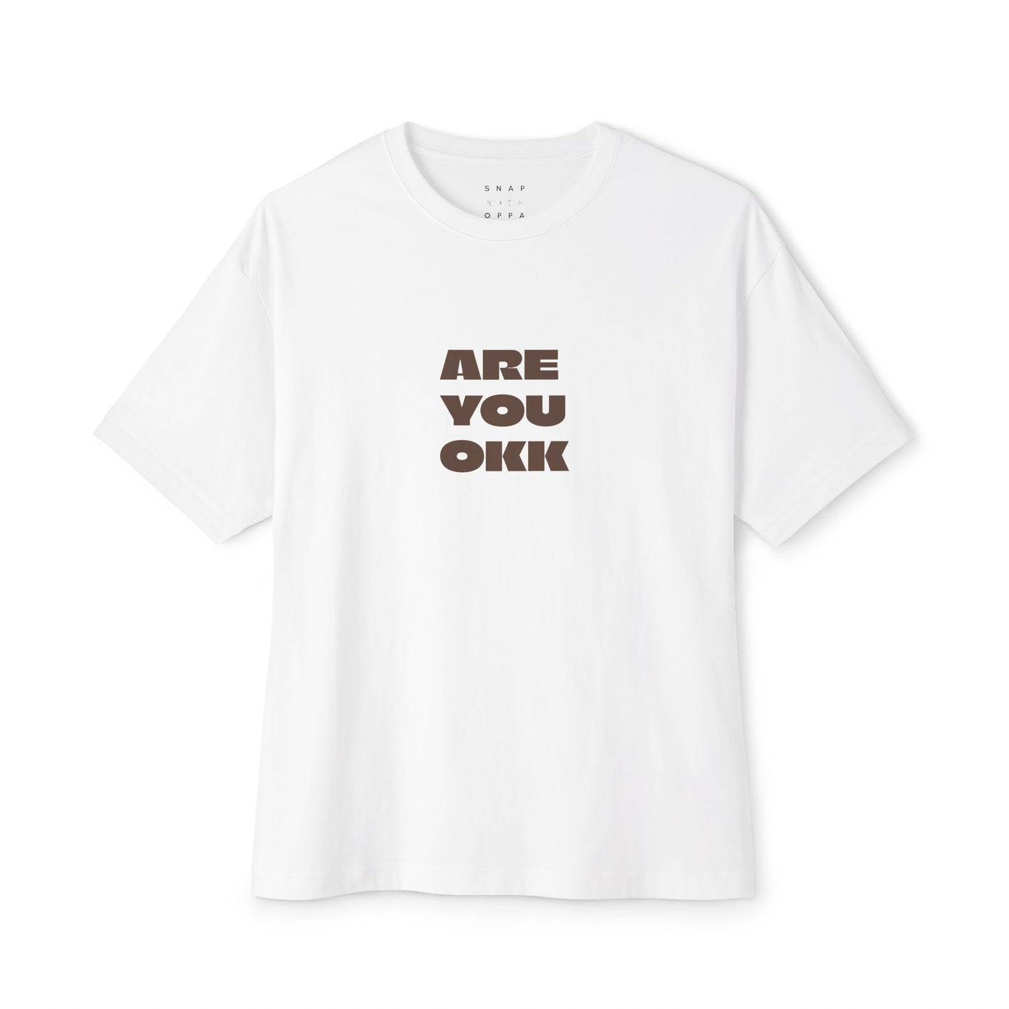 ARE YOU OK OVERSIZE BOXY TEE