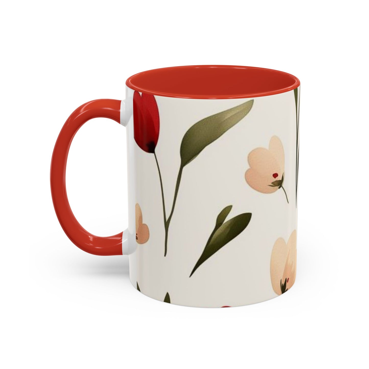 FLORAL CREAMIC COFFEE MUG